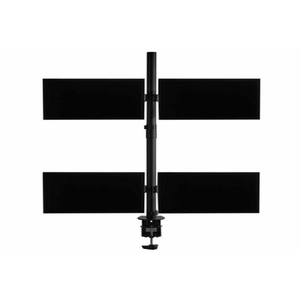 Black - VonHaus - Quad Monitor Mount - 2