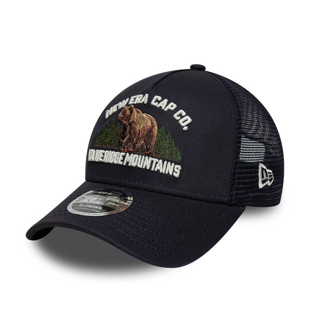 NE Navy - New Era - 9FORTY M-CROWN Trucker Cap - 1