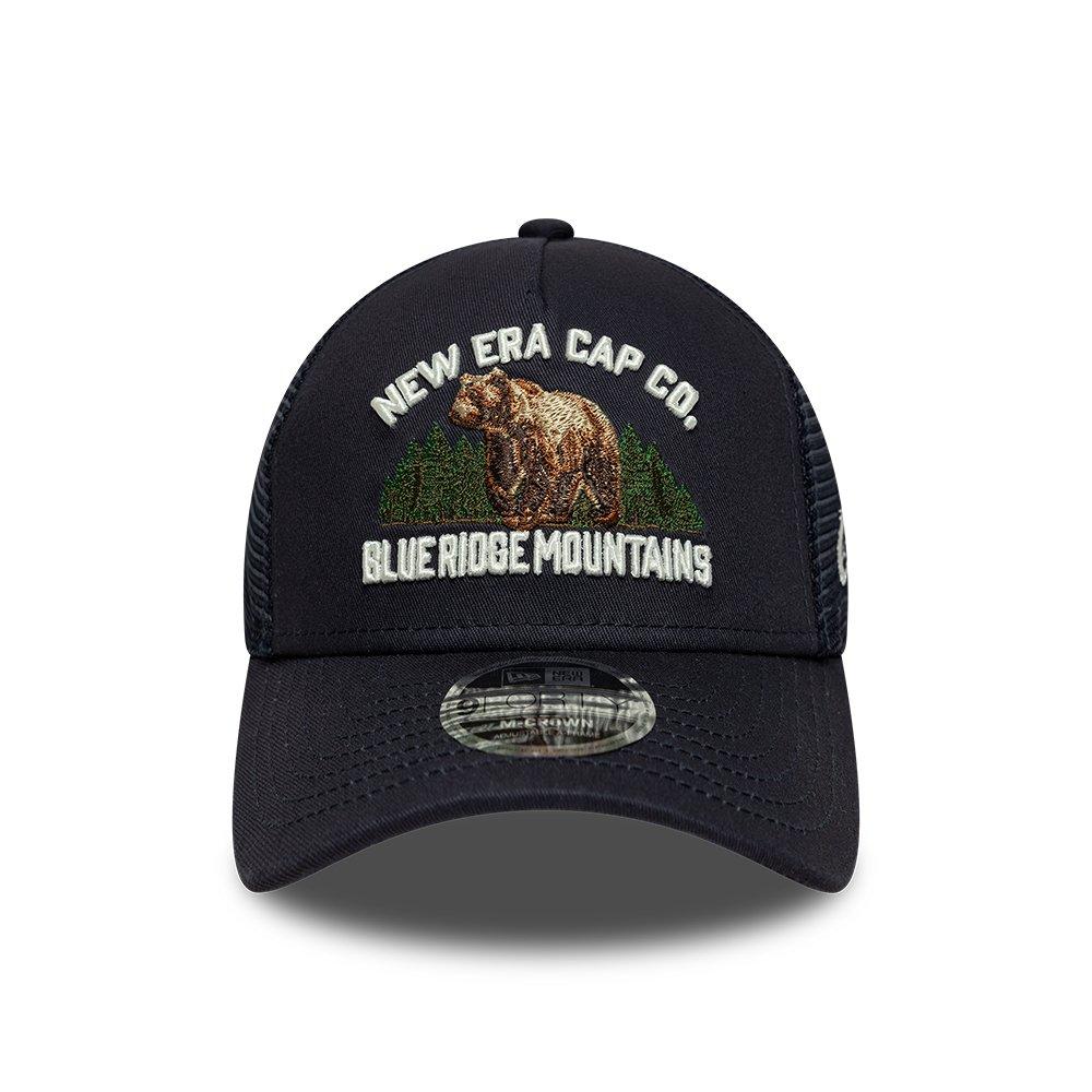 NE Navy - New Era - 9FORTY M-CROWN Trucker Cap - 2
