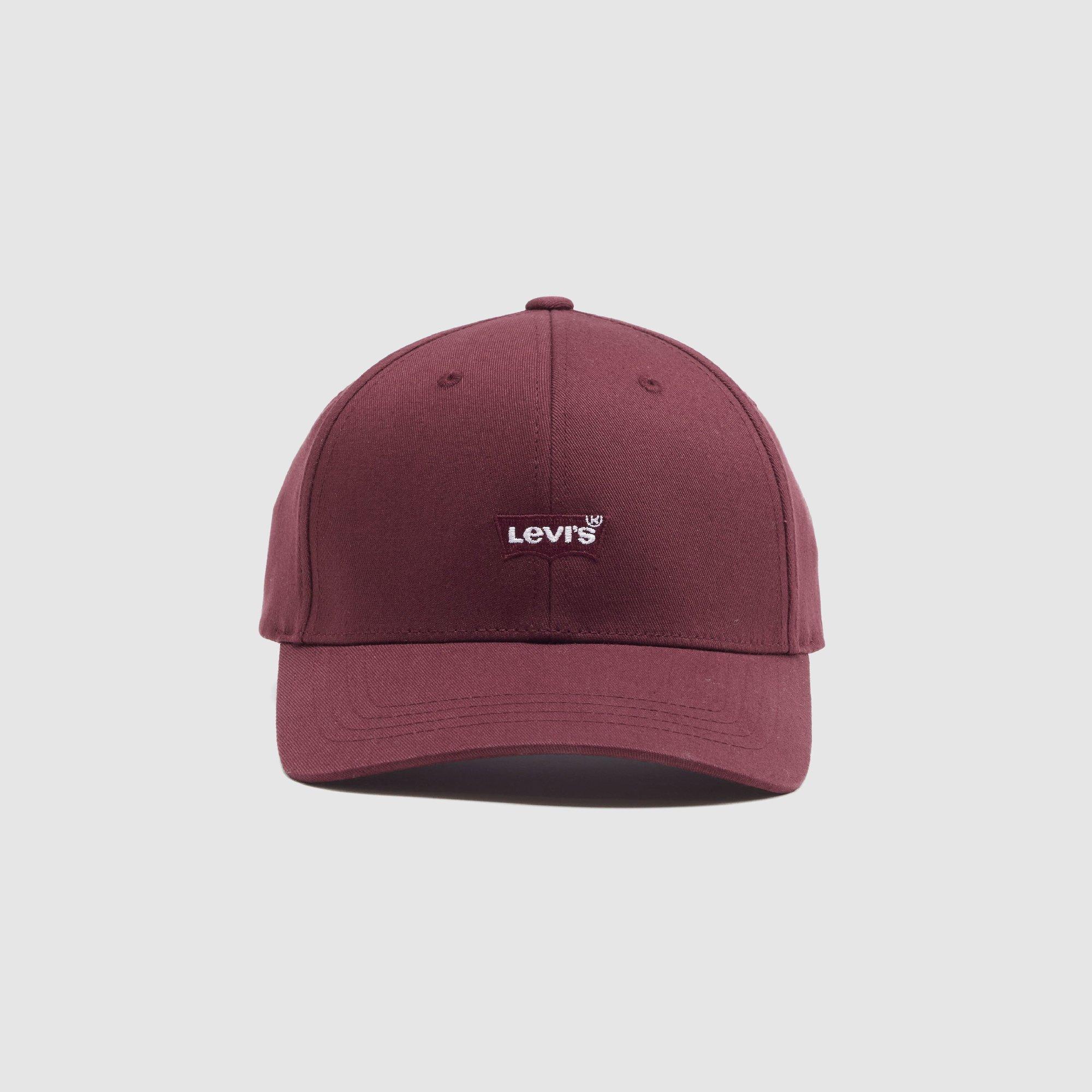 OXBLOOD RED - Levis - Men's Housemark Flexi Cotton Baseball Cap - 3