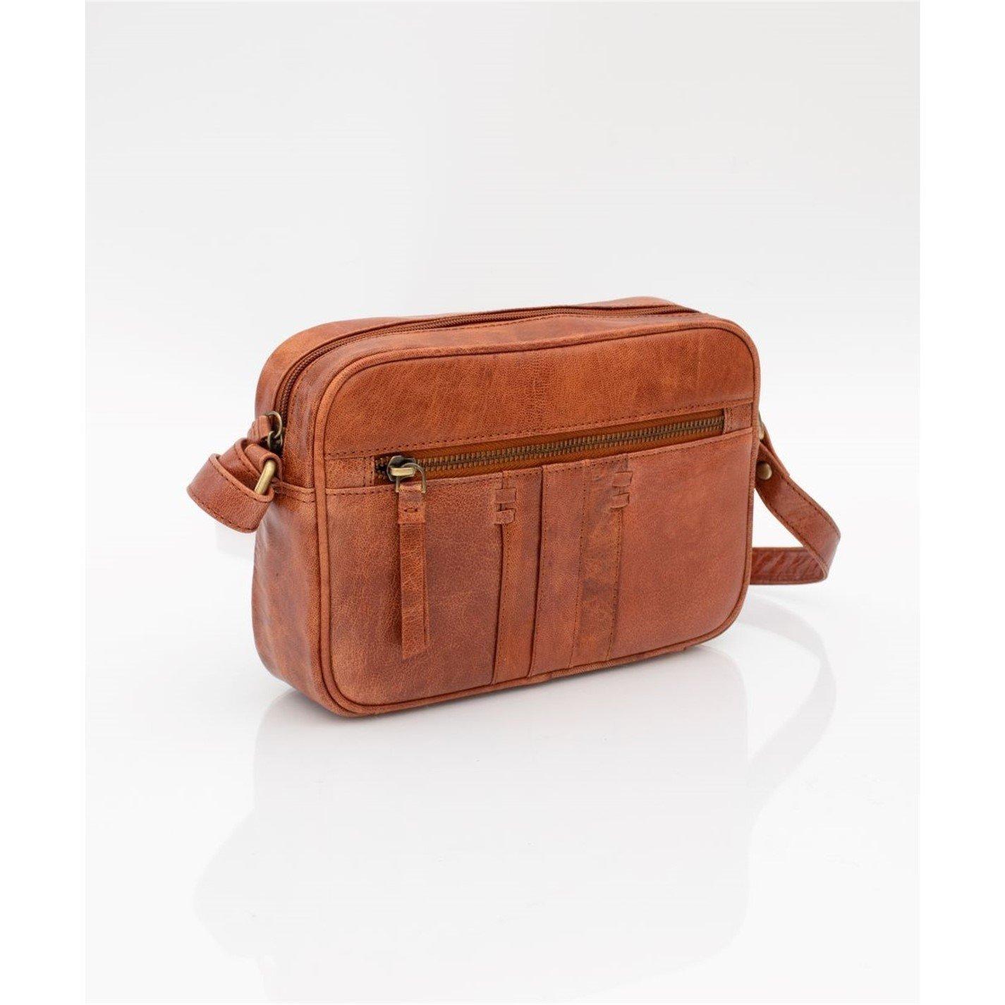 Brandy - PRIMEHIDE Leather - Arizona Leather Shoulder Handbag - 1