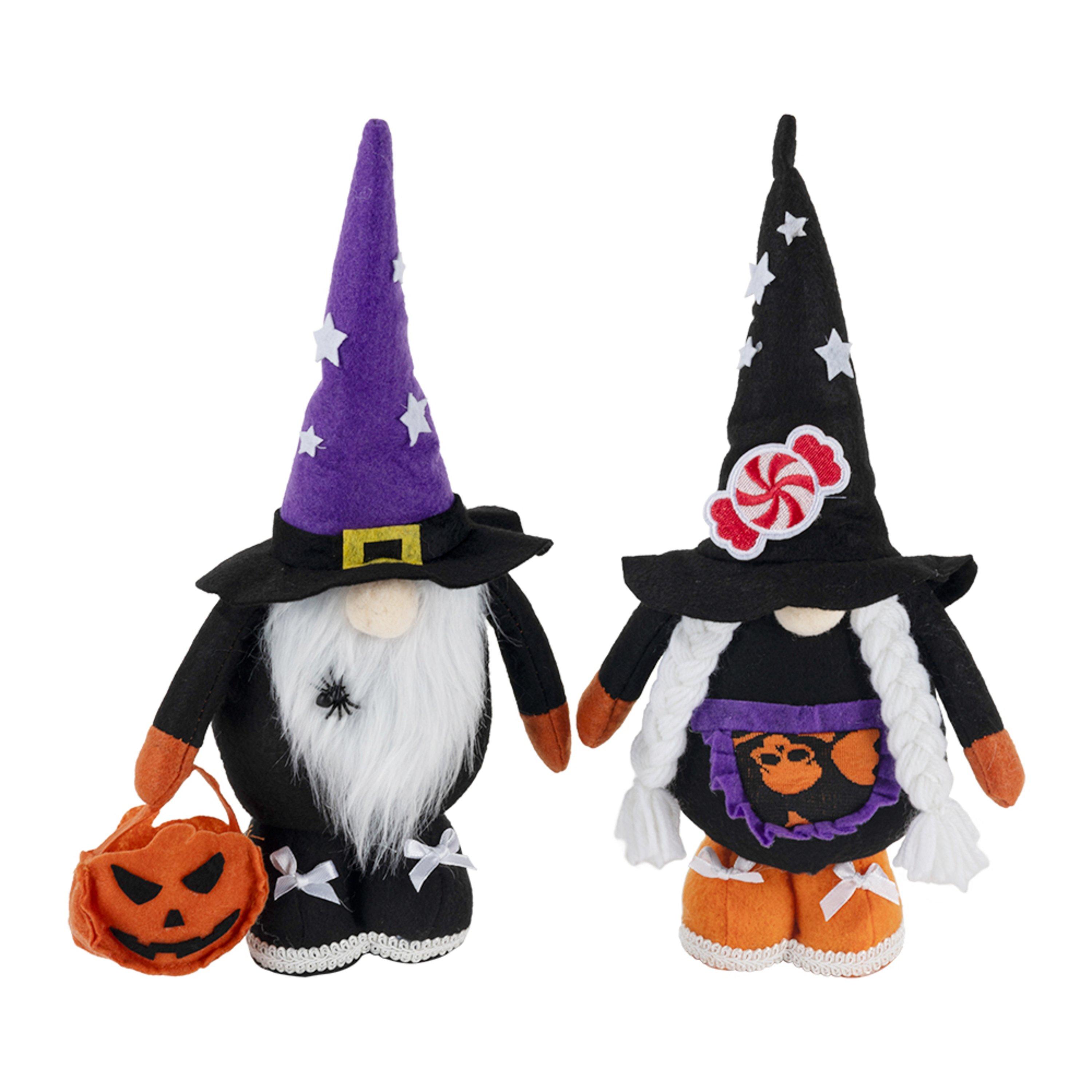 Blackpurple - LIFE IDEAS - 2 Pack Halloween Faceless Gnome Decor - 3