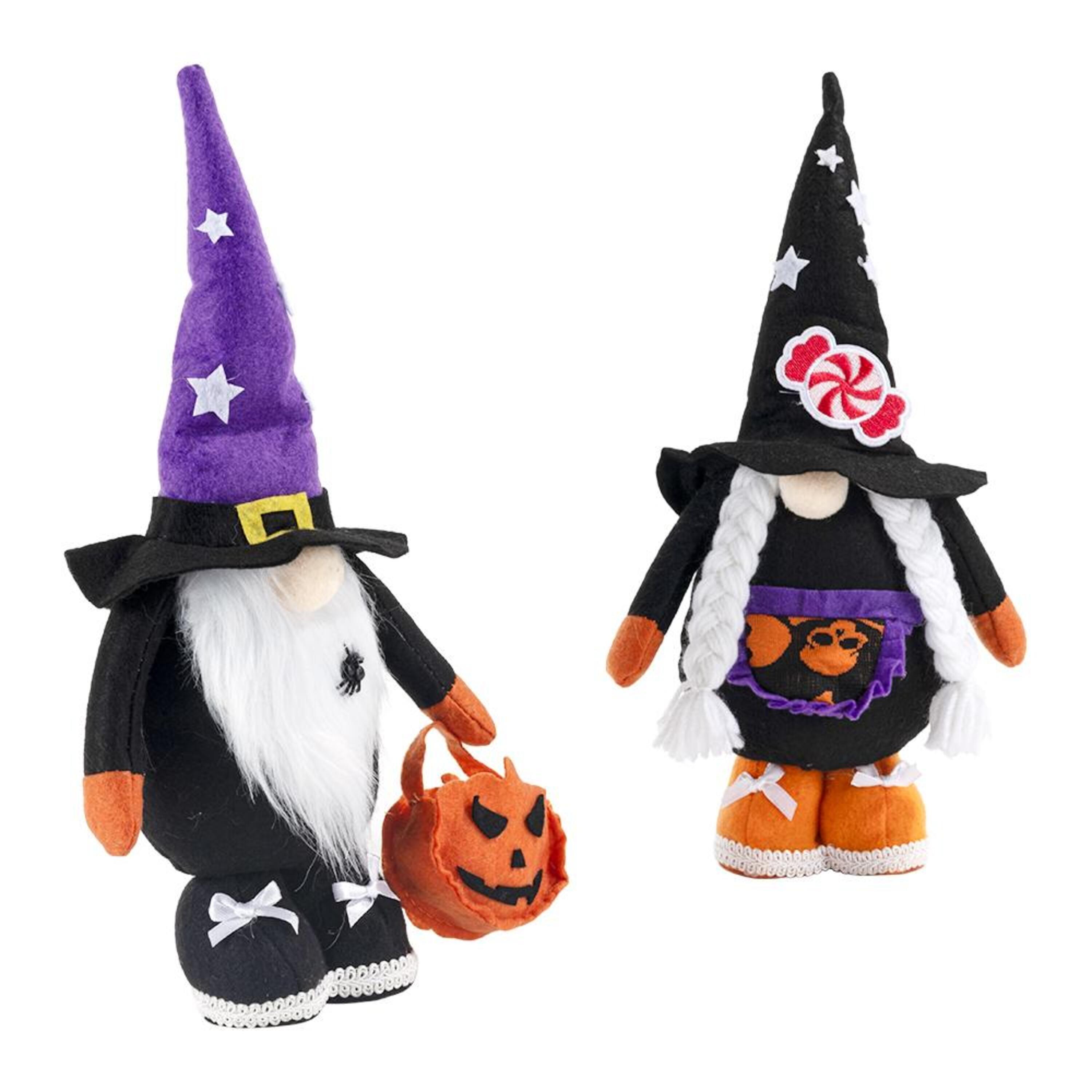 Blackpurple - LIFE IDEAS - 2 Pack Halloween Faceless Gnome Decor - 4