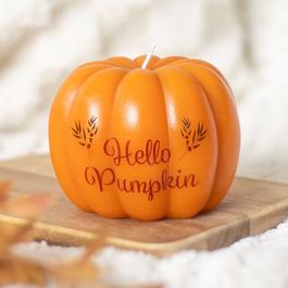 Something Different Hello Pumpkin Shaped Candle