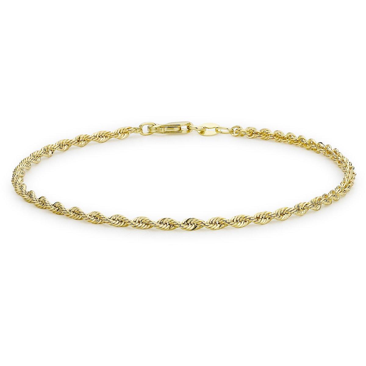 Yellow Gold - Be You - 9ct Yellow Gold Hollow Rope Bracelet - 1