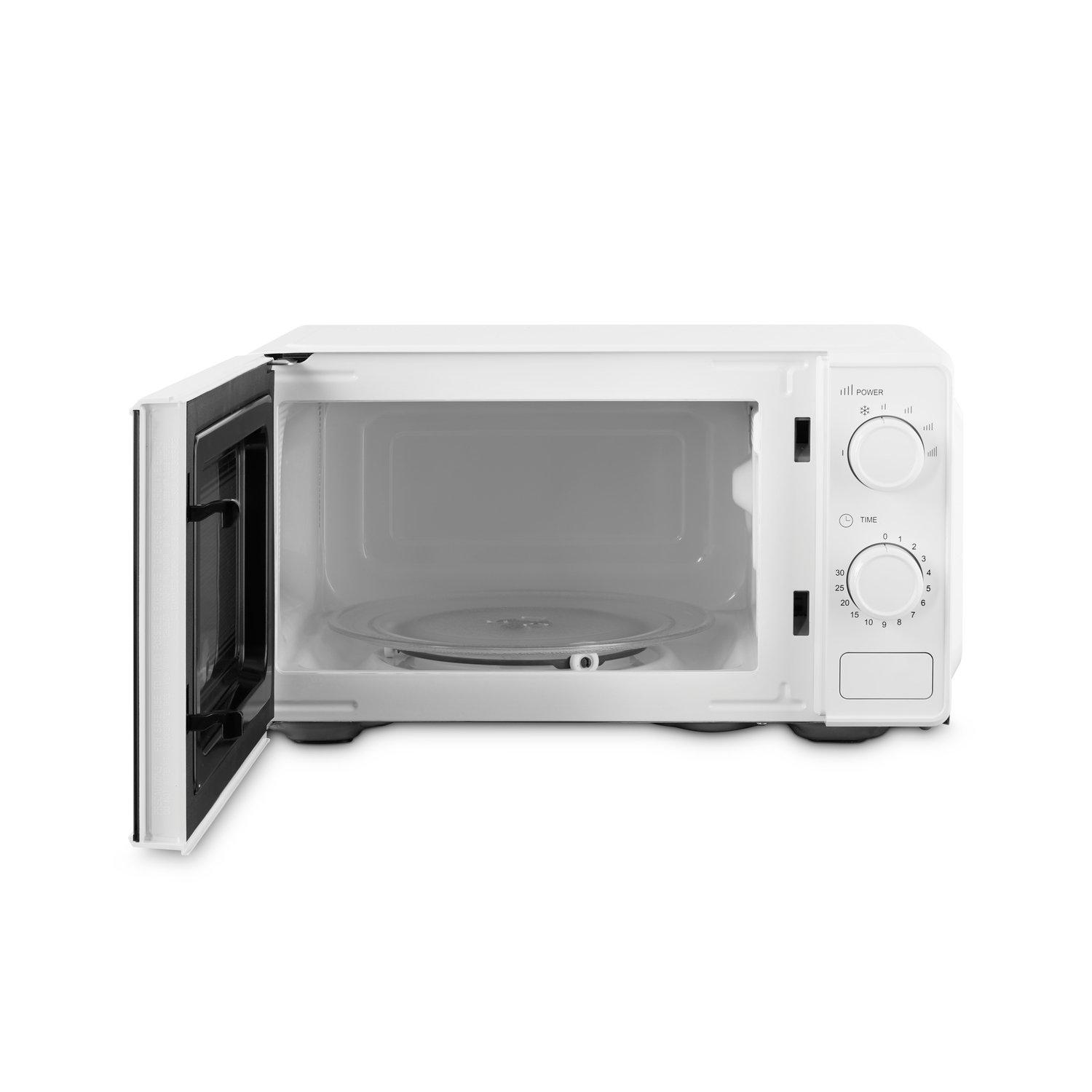 White - Tower - 20L 800W Microwave Manual Solo White - 3