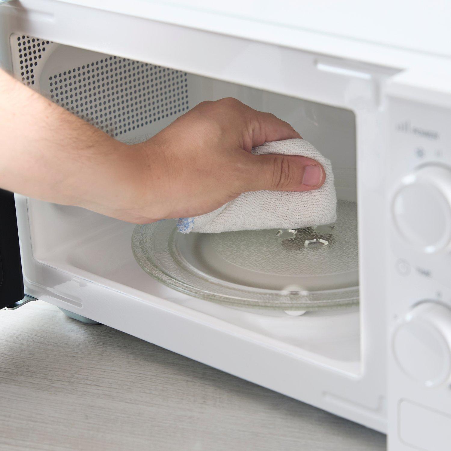 White - Tower - 20L 800W Microwave Manual Solo White - 6