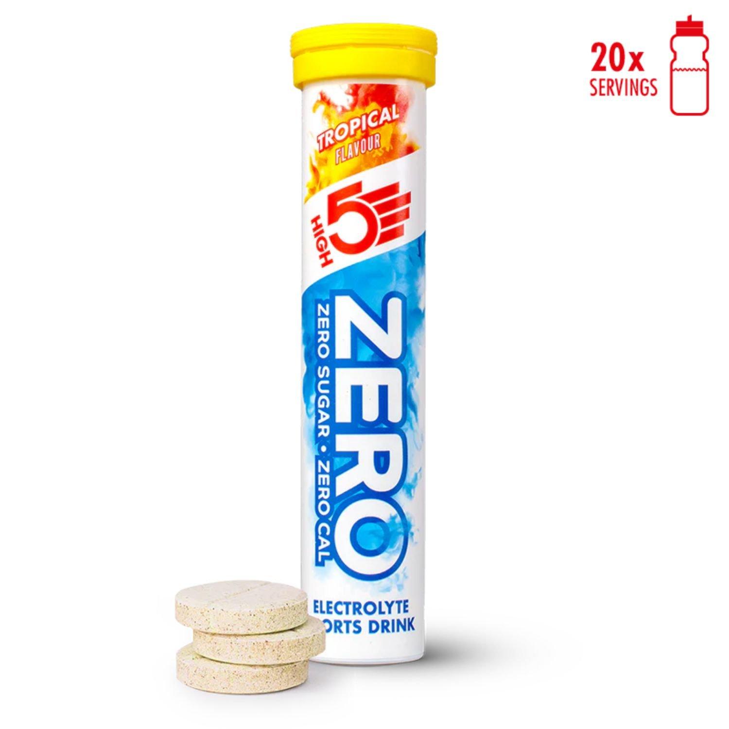 Tropical - HIGH5 - Zero Electrolyte Drink (8 Tubes of 20)