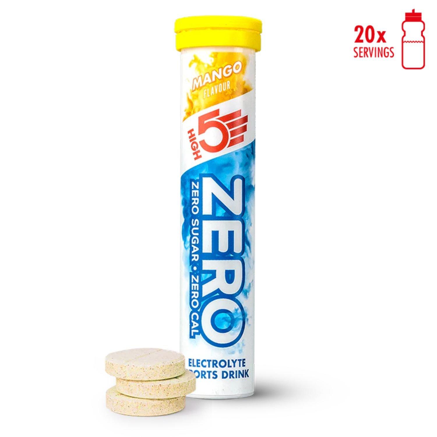 High5  Zero Electrolyte Drink (8 Tubes Of 20) - Cherry Orange - Box of 8