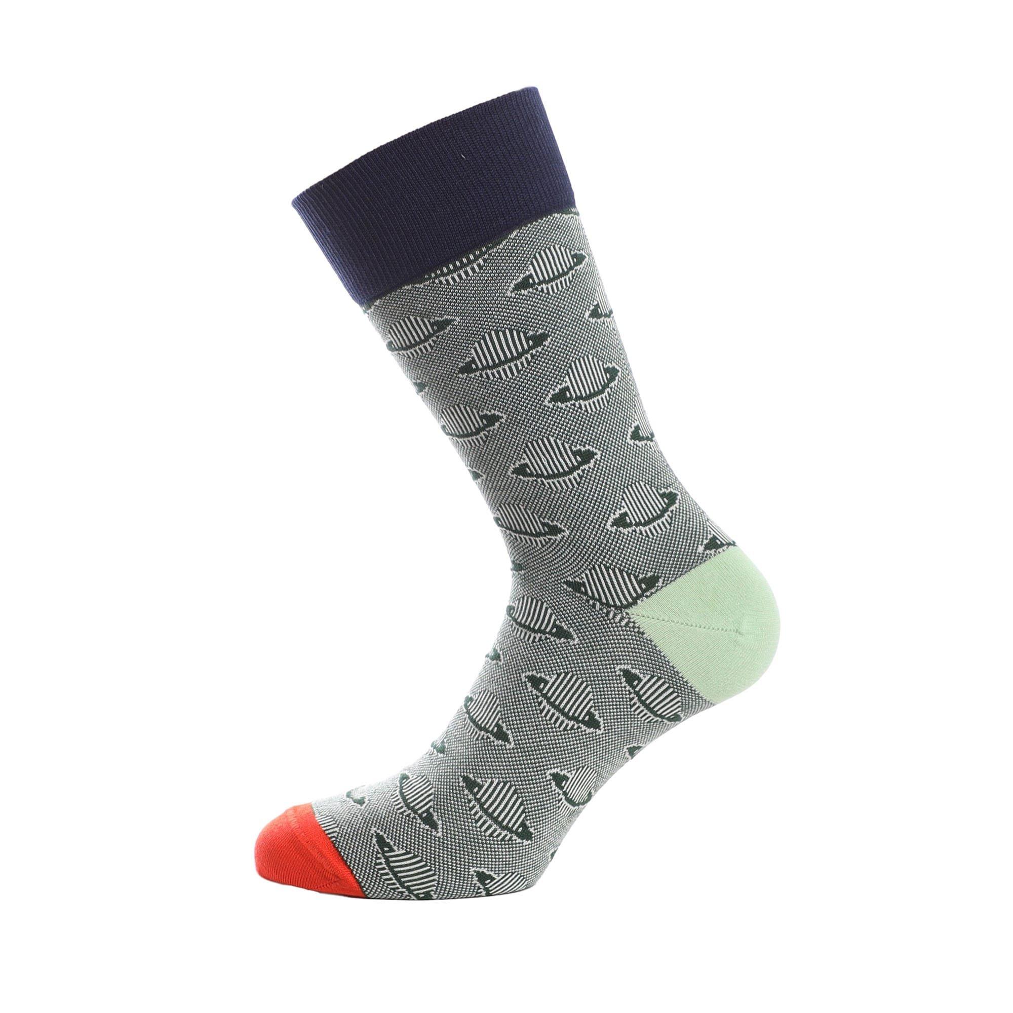 White - Happy Socks - Dressed Planet Socks - 1