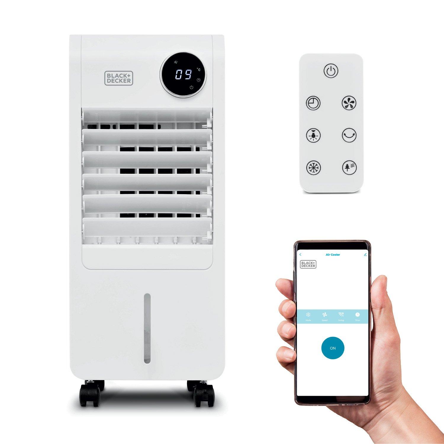 White - Black and Decker - Black+Decker Smart 12L Digital Air Cooler - 1