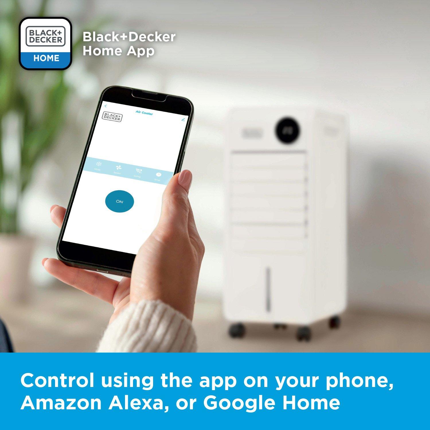 White - Black and Decker - Black+Decker Smart 12L Digital Air Cooler - 3