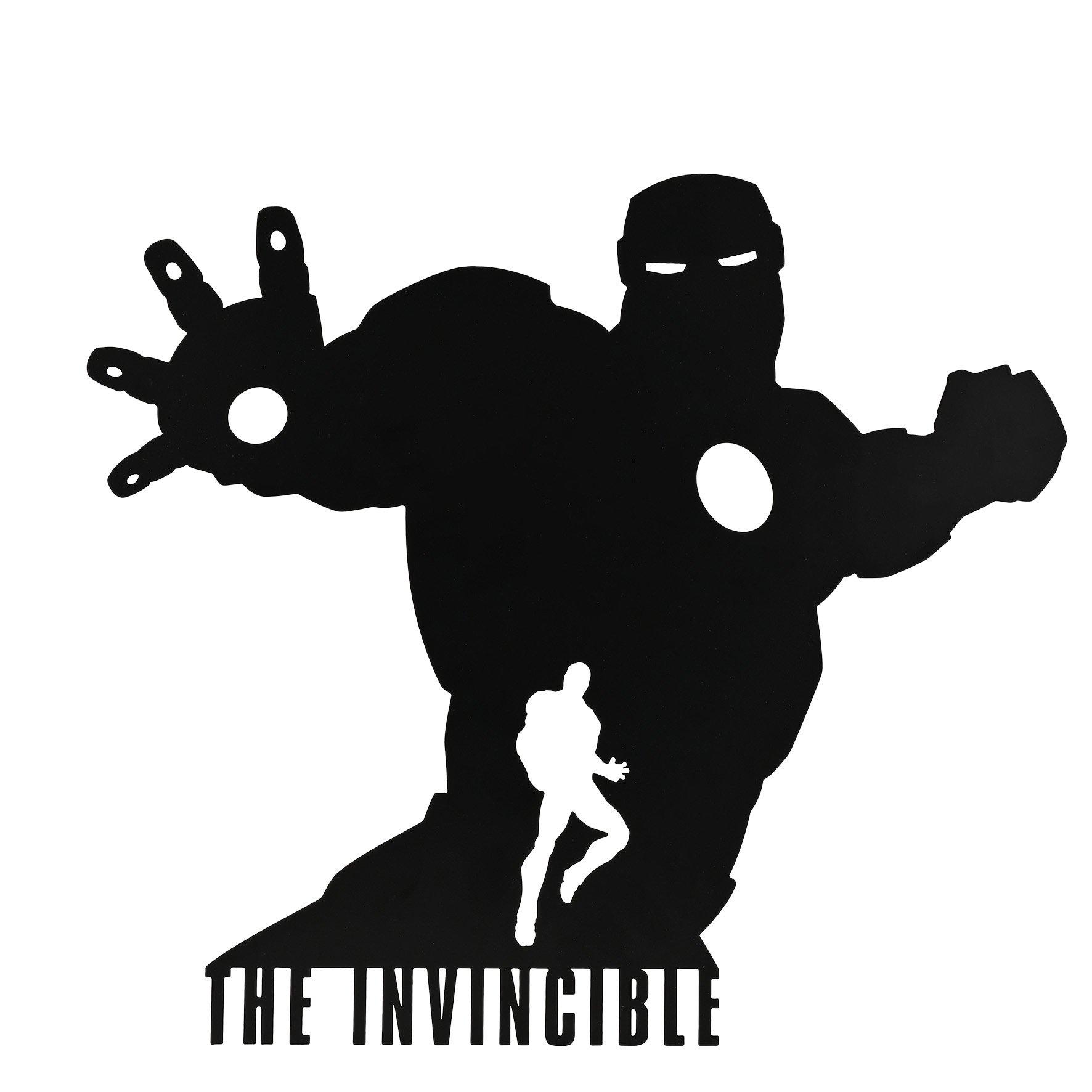 Black - Marvel - Marvel The Avengers Iron Man Wall Plaque - 2