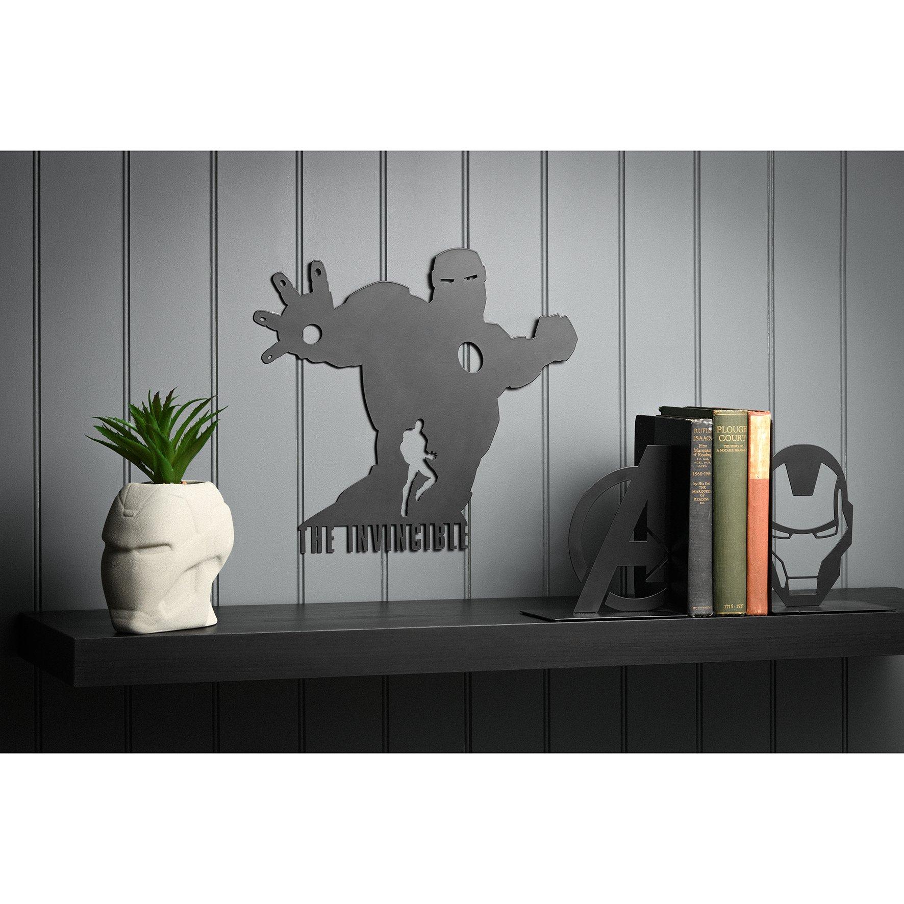 Black - Marvel - Marvel The Avengers Iron Man Wall Plaque - 4