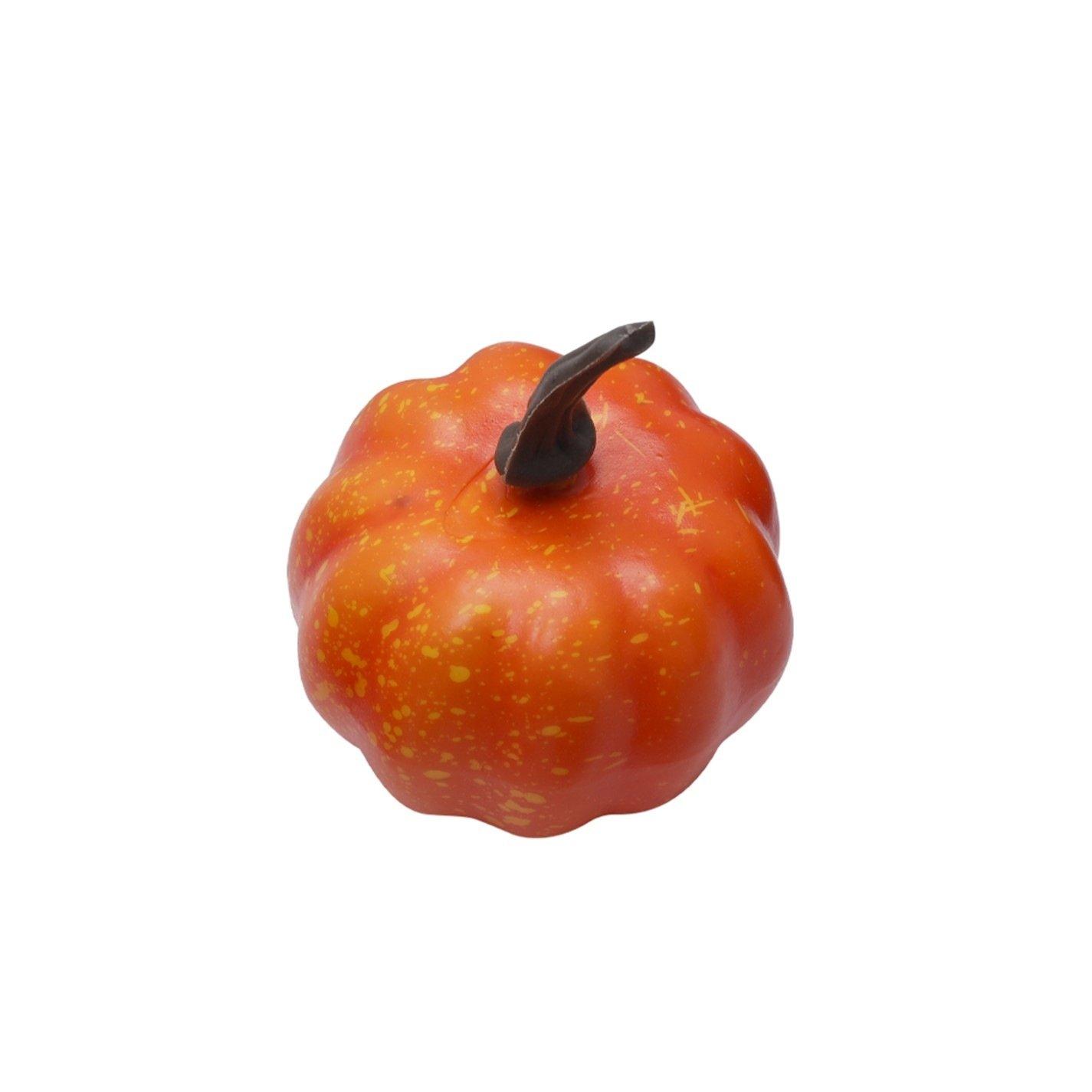 Yellow - LIFE IDEAS - Halloween Maple Leaves Pumpkins Ornament Set - 8