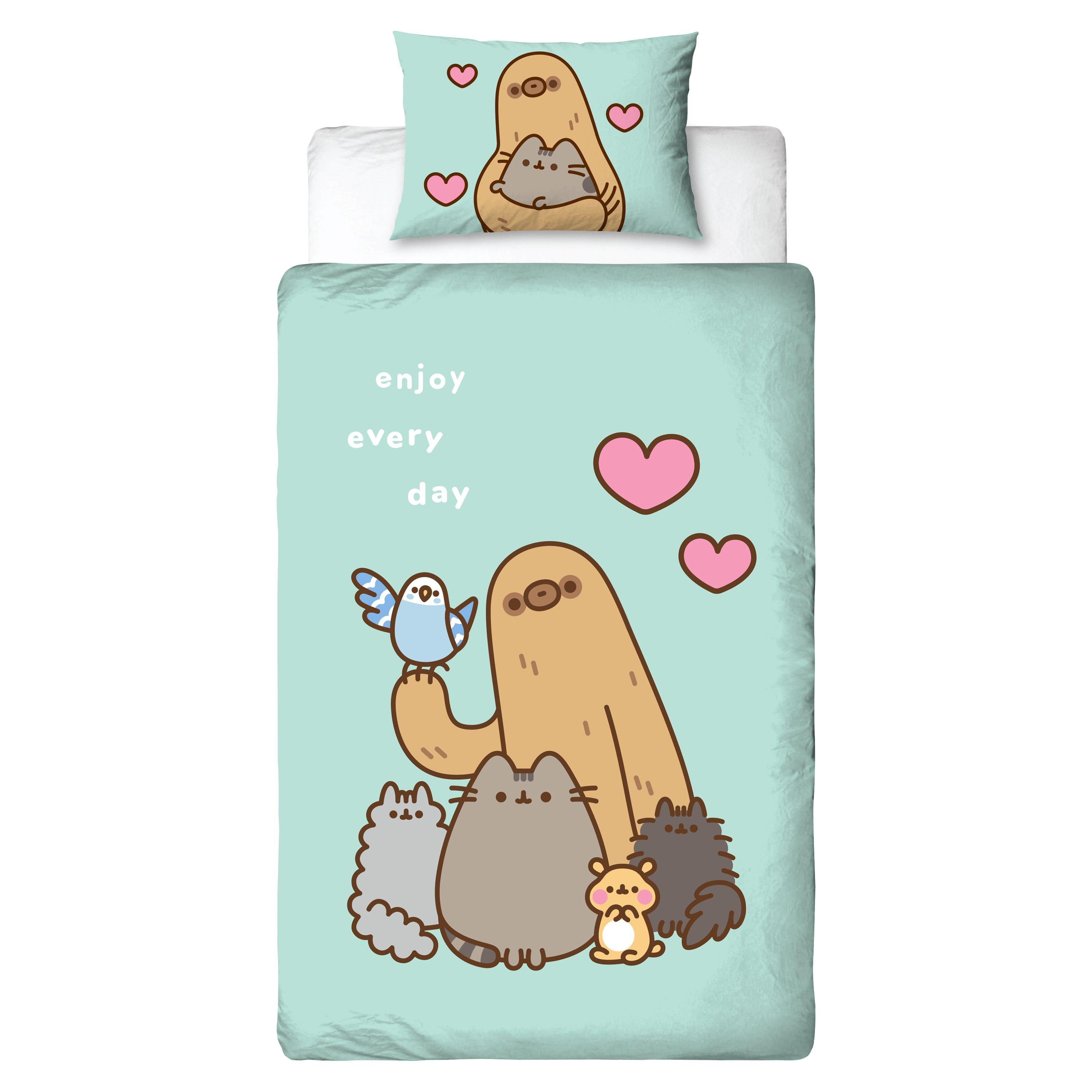 Purple - Pusheen - Pusheen Enjoy Single Duvet - 2