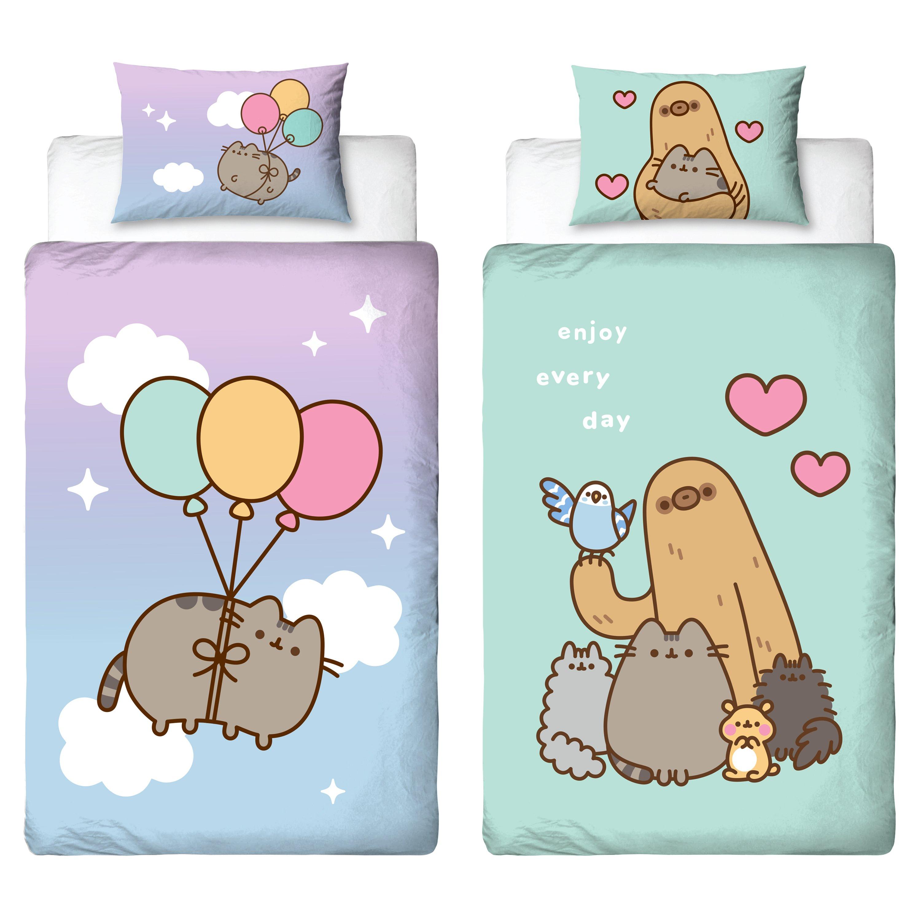 Purple - Pusheen - Pusheen Enjoy Single Duvet - 3