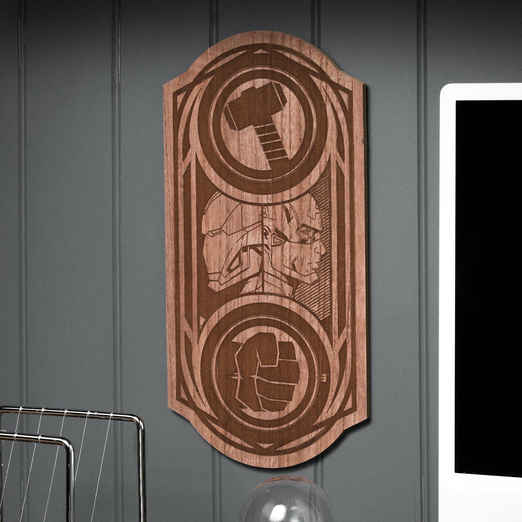 Brown - Marvel - Marvel The Avengers Wall Plaque - 1