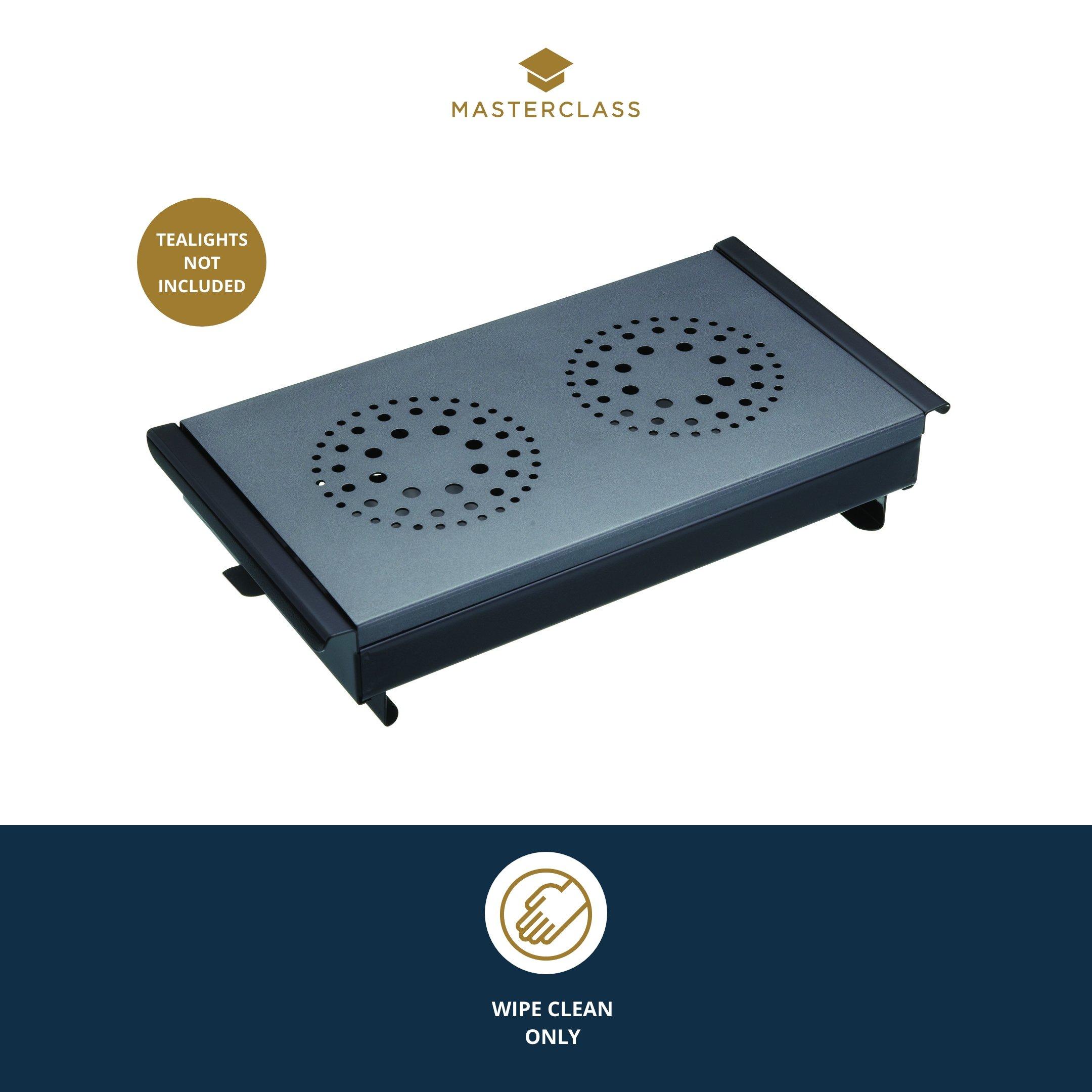 Black - MasterClass - MasterClass Double Light Food Warmer - 4
