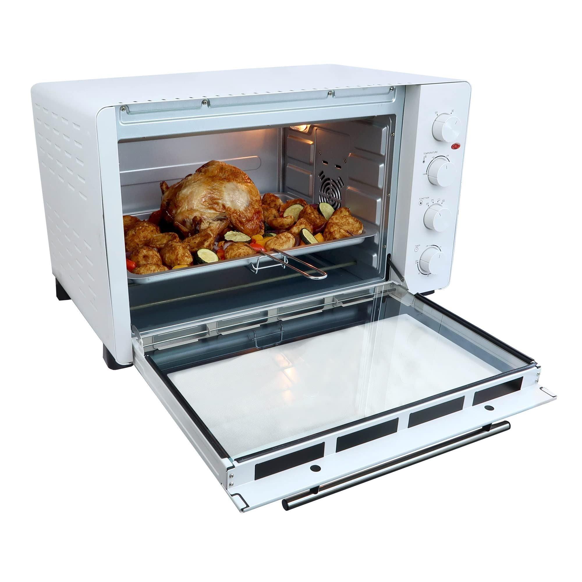 White - Igenix - IG7161 60 LITRE ELECTRIC MINI OVEN WITH DOUBLE HOT - 2