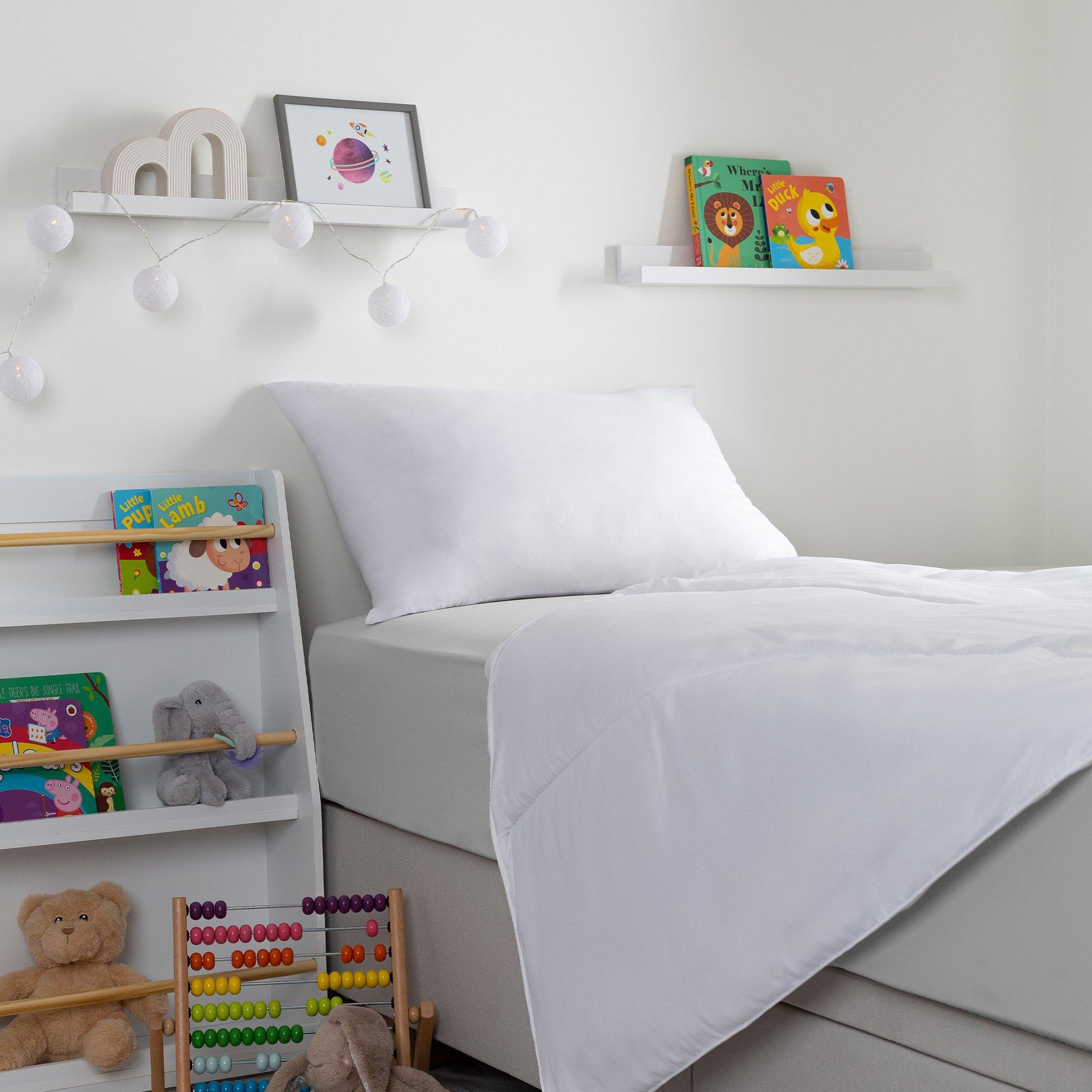 White - Slumberdown - Kids Anti Allergy Bedset, 7.5 Tog - 1