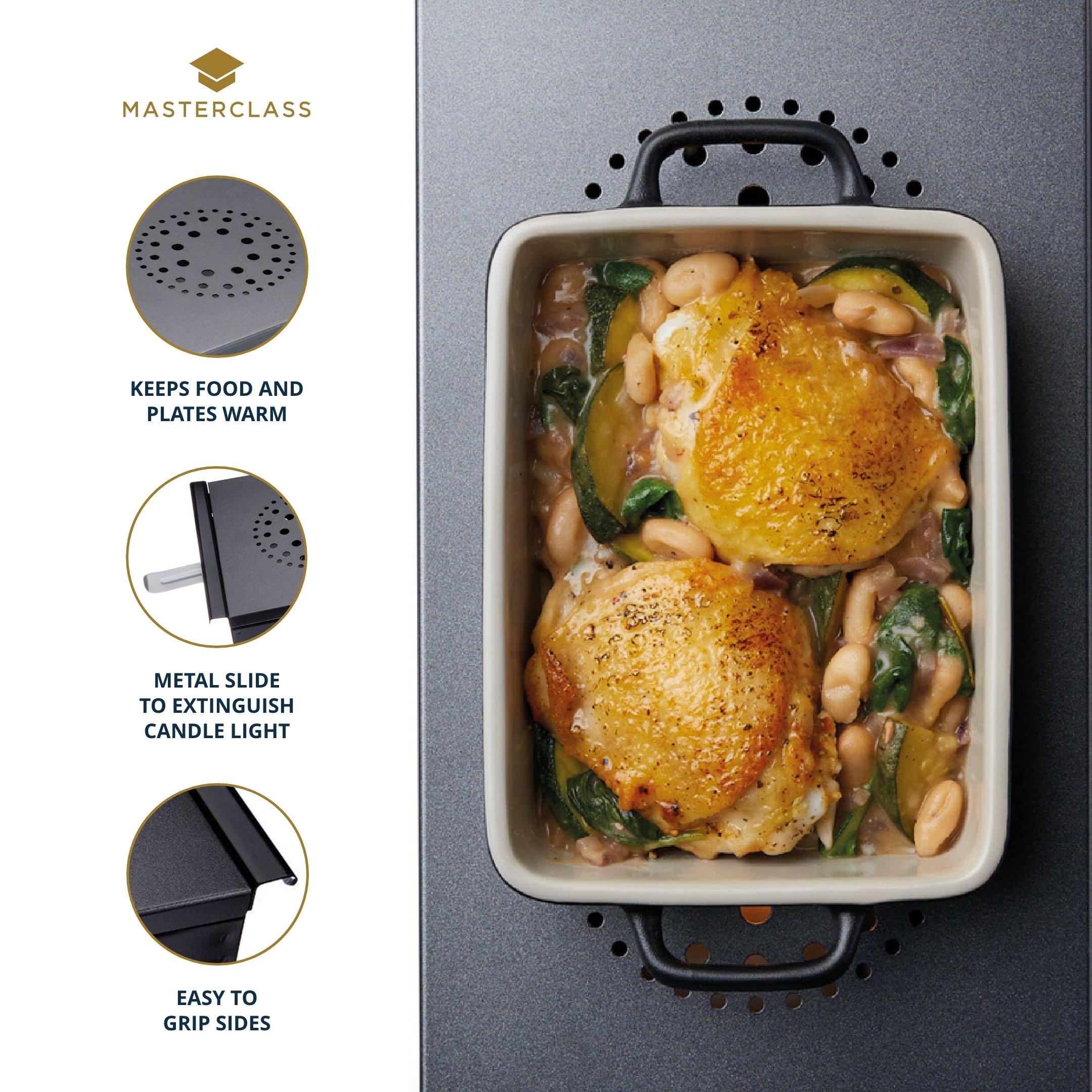 Black - MasterClass - Three Light Food Warmer - 3