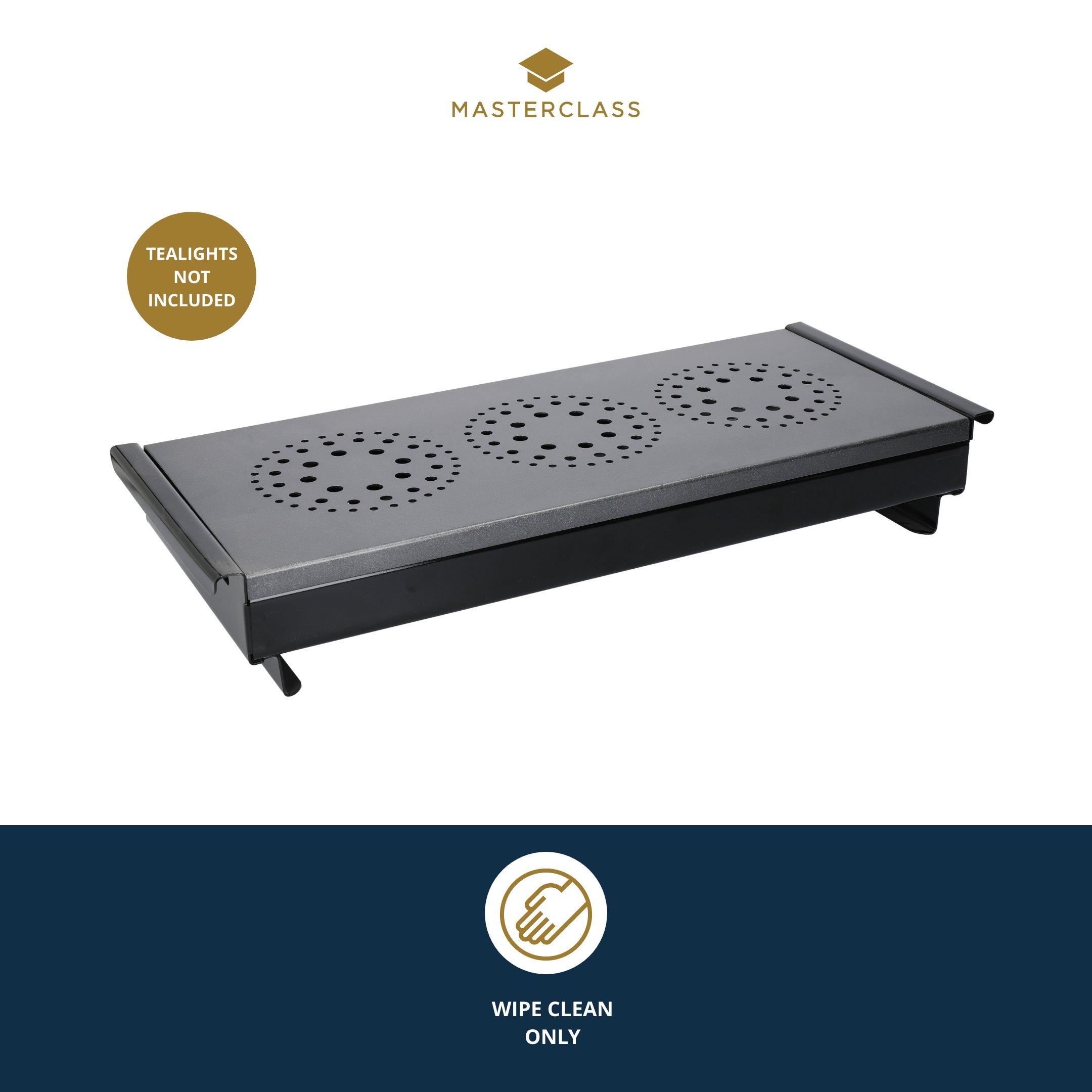 Black - MasterClass - Three Light Food Warmer - 4