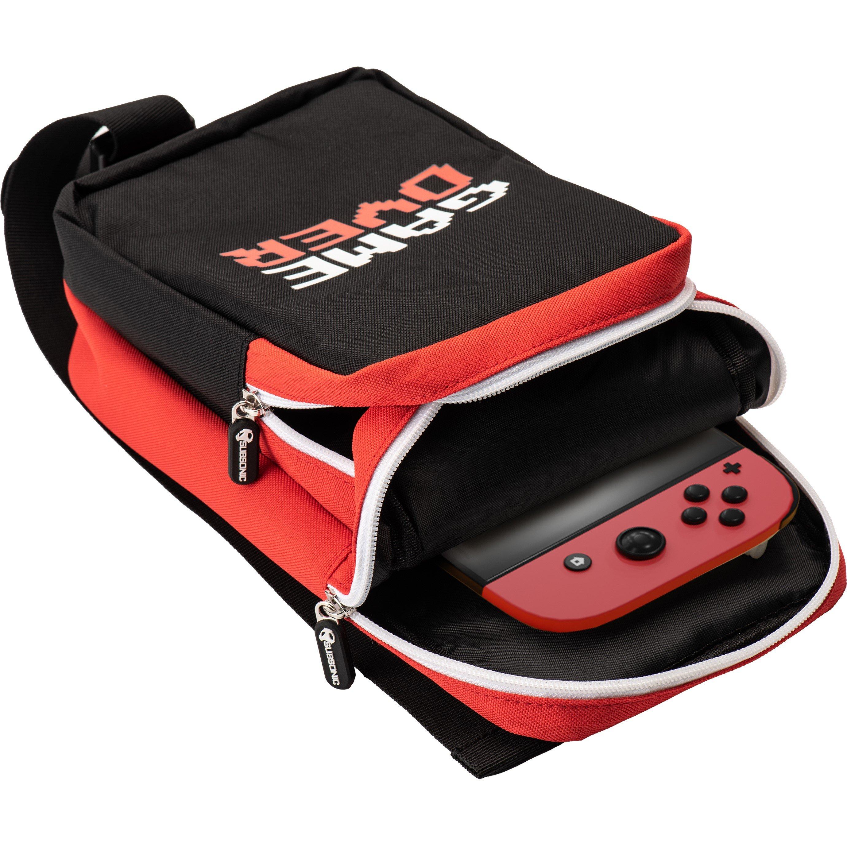 Black / Red - Subsonic - Shoulder Bag Carry Case For Nintendo Switch 2 - 5