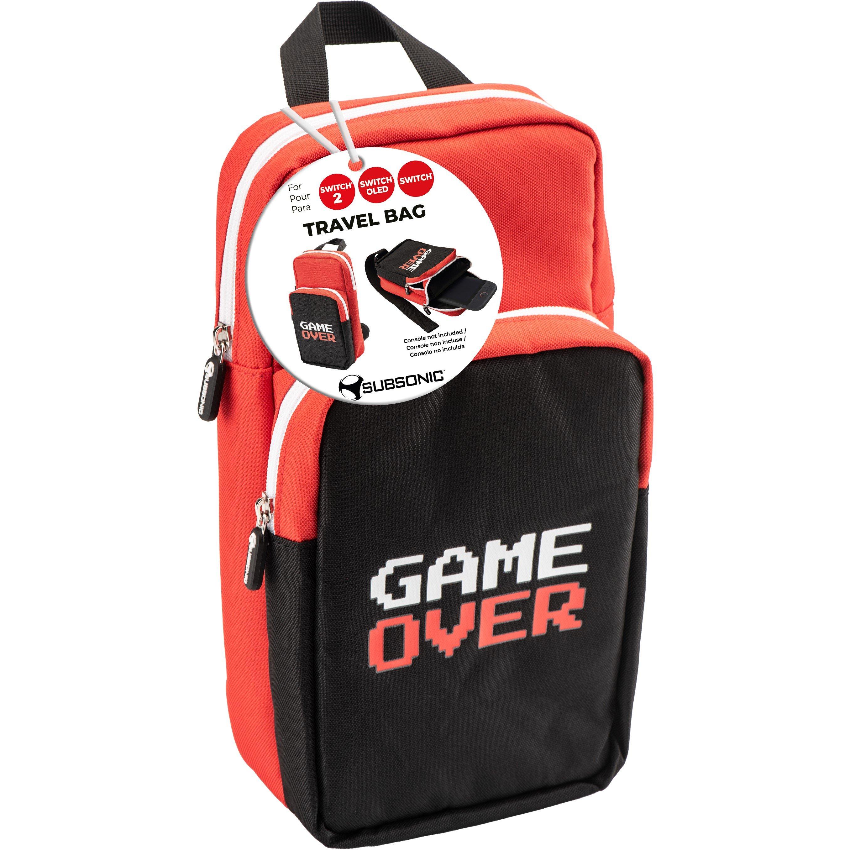 Black / Red - Subsonic - Shoulder Bag Carry Case For Nintendo Switch 2 - 6