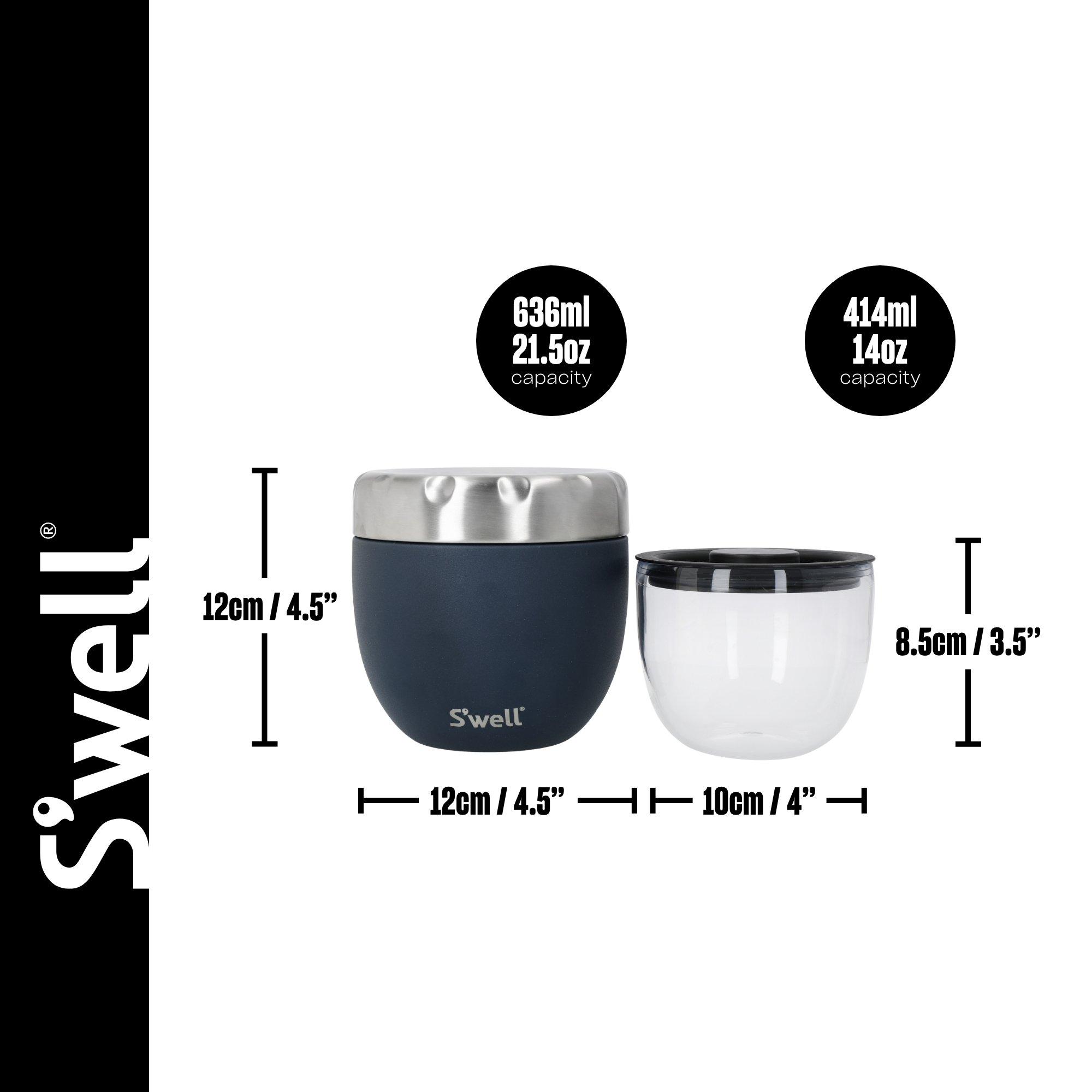 Blue - Swell - Swell Azurite Eats 2-in-1 Food Bowl - 2