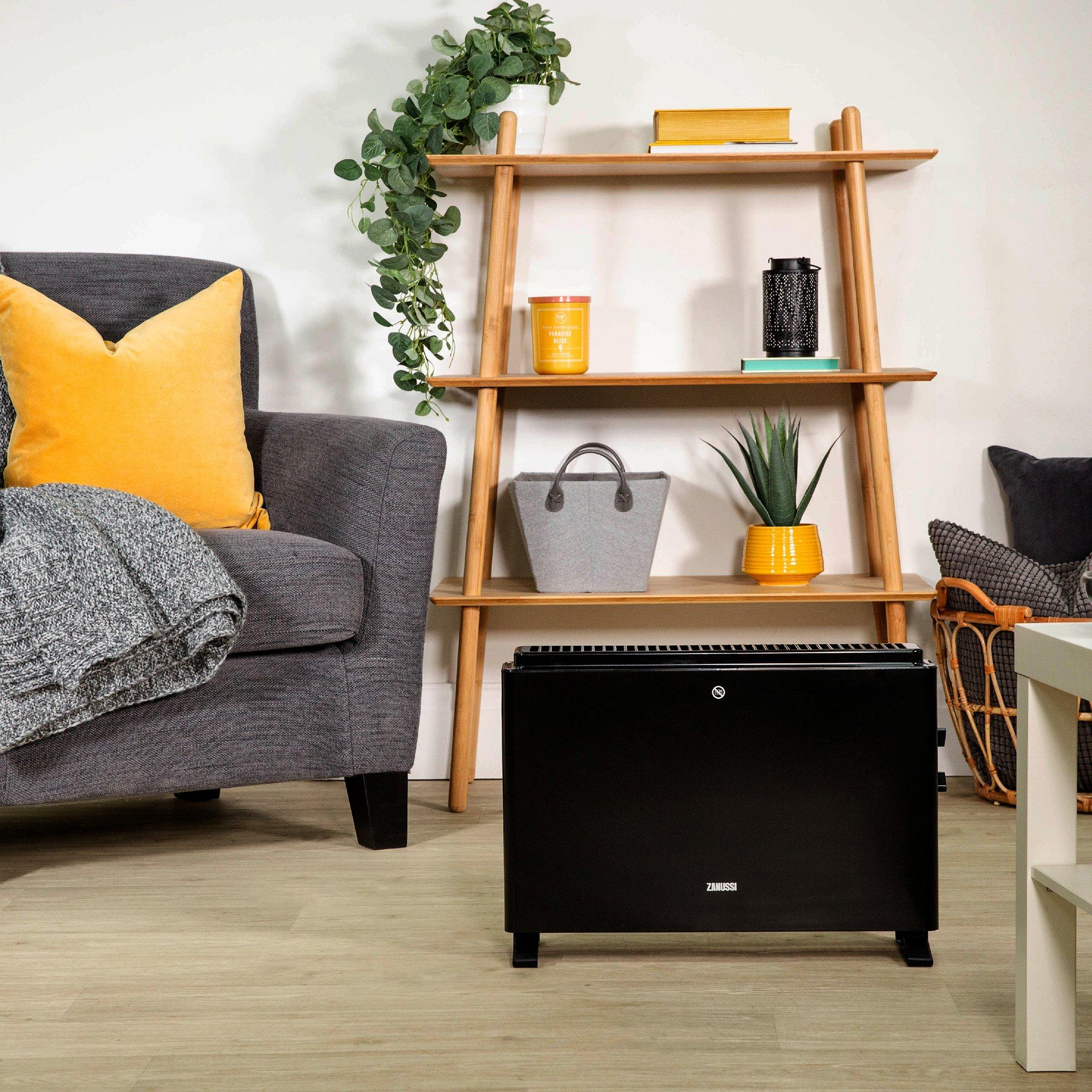 Black - Zanussi - ZCVH4004B 2kW Convection Heater - 3