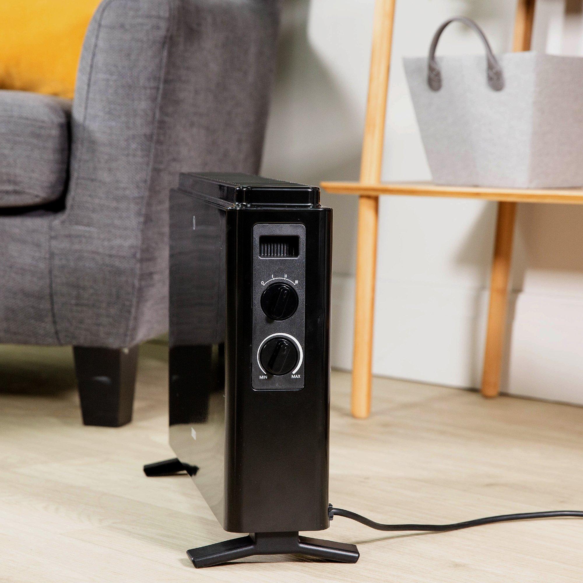 Black - Zanussi - ZCVH4004B 2kW Convection Heater - 4