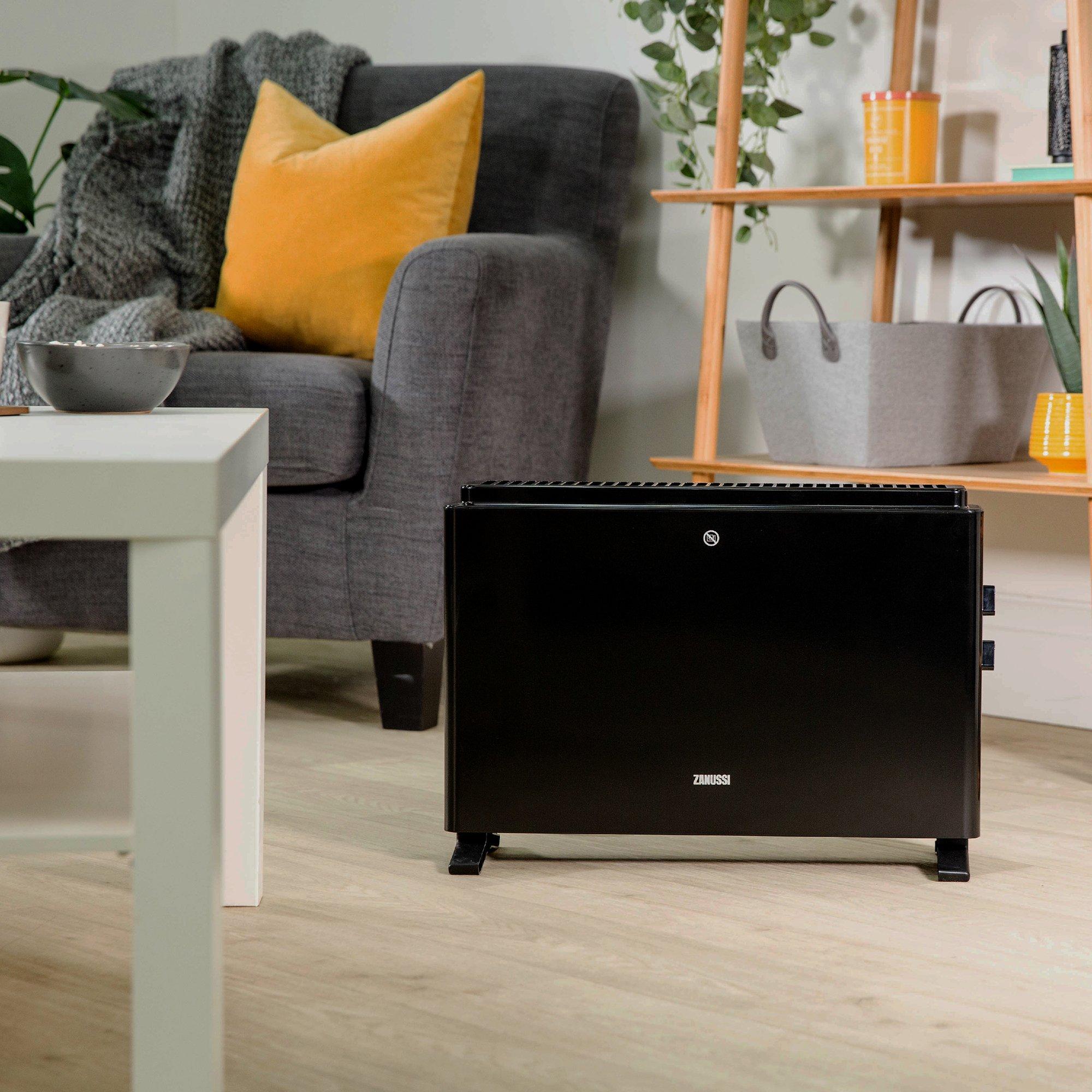 Black - Zanussi - ZCVH4004B 2kW Convection Heater - 6