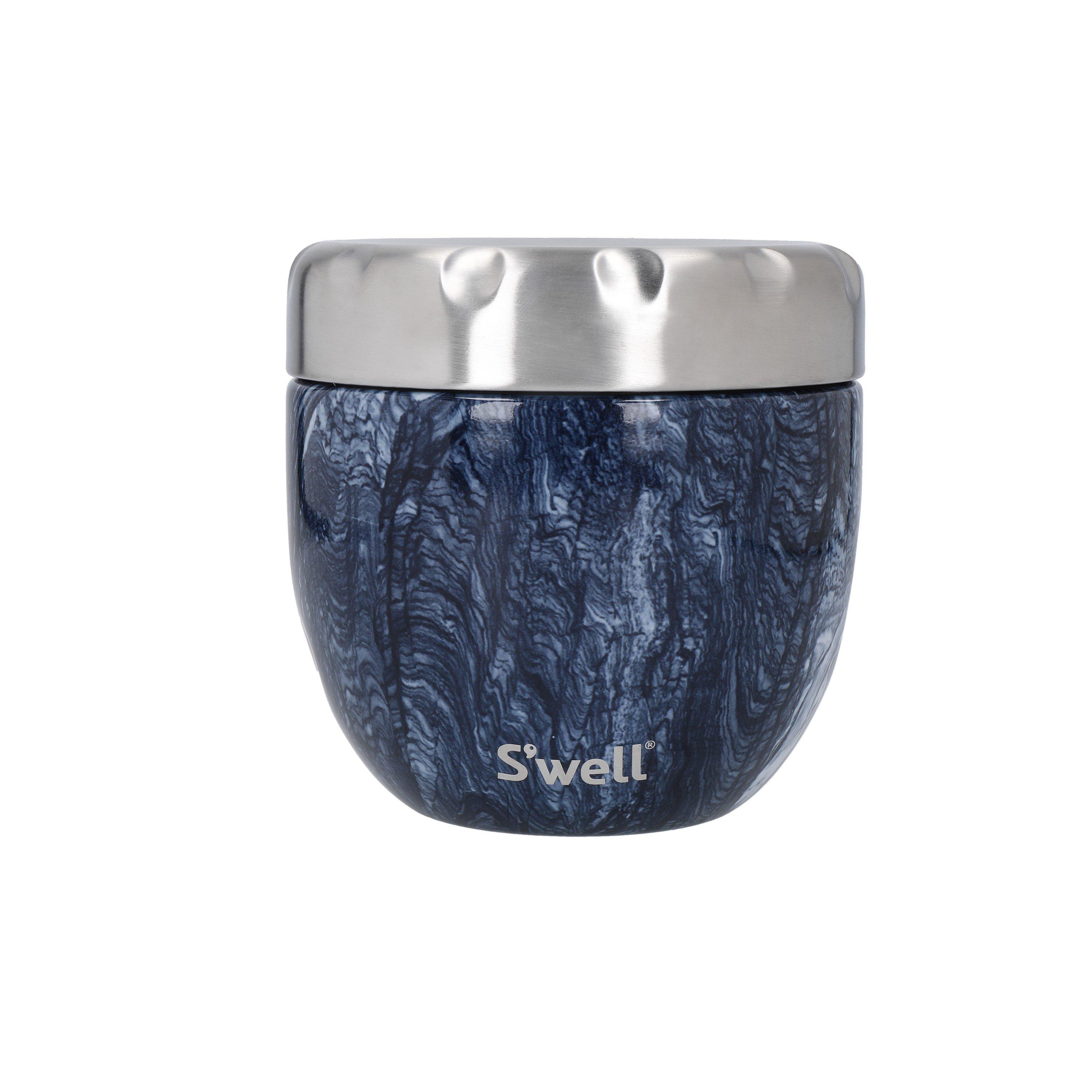 Blue - Swell - Azurite Marble Eats 2-in-1 Food Bowl - 1