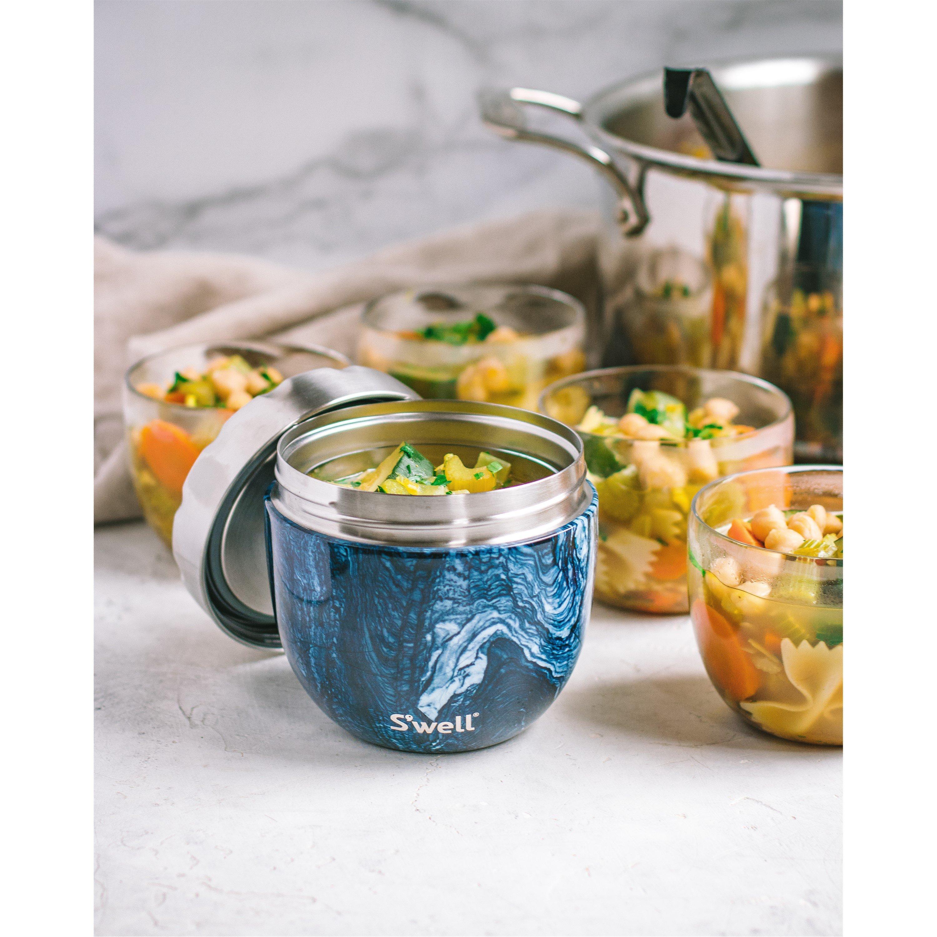 Blue - Swell - Swell Azurite Marble Eats 2-in-1 Food Bowl - 3