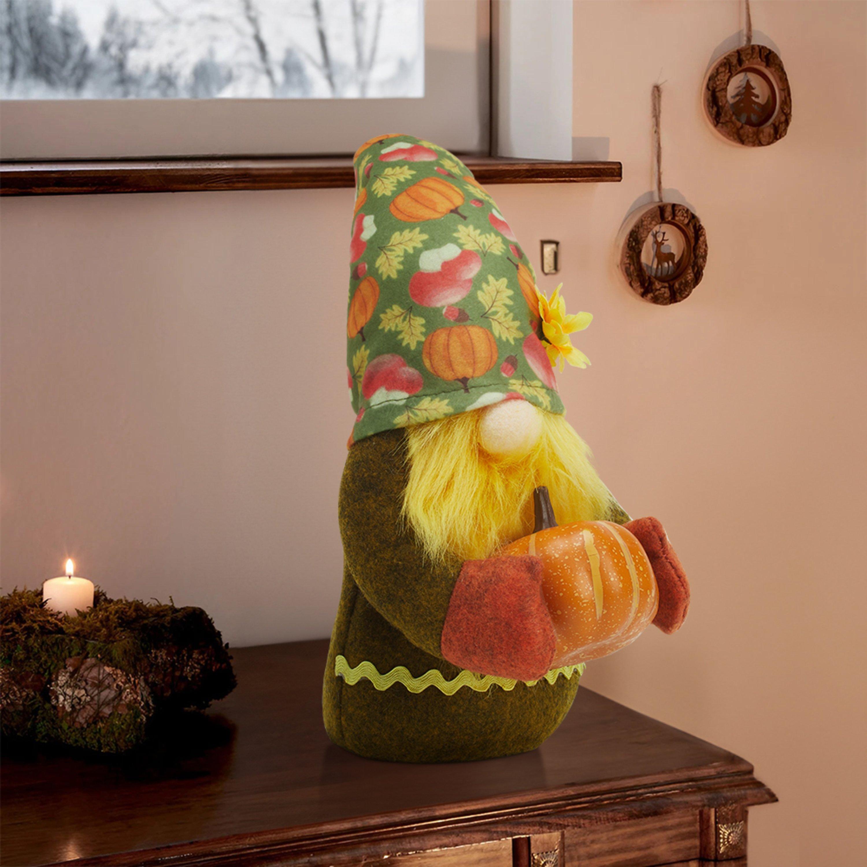 LIFE IDEAS Handmade Autumn Harvest Gnome Decoration