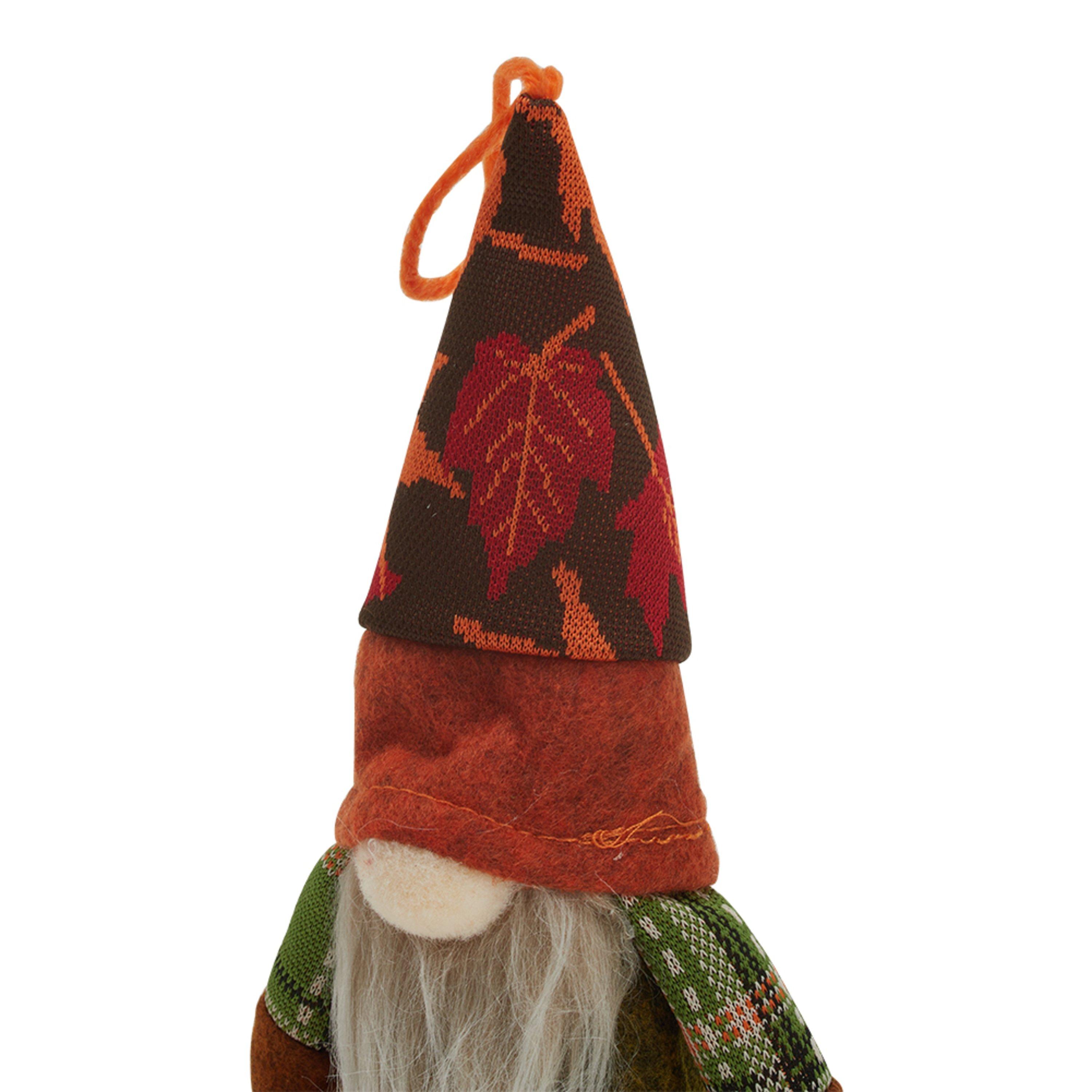 Orange - LIFE IDEAS - LED Thanksgiving Harvest Maple Gnome Plush Doll - 10