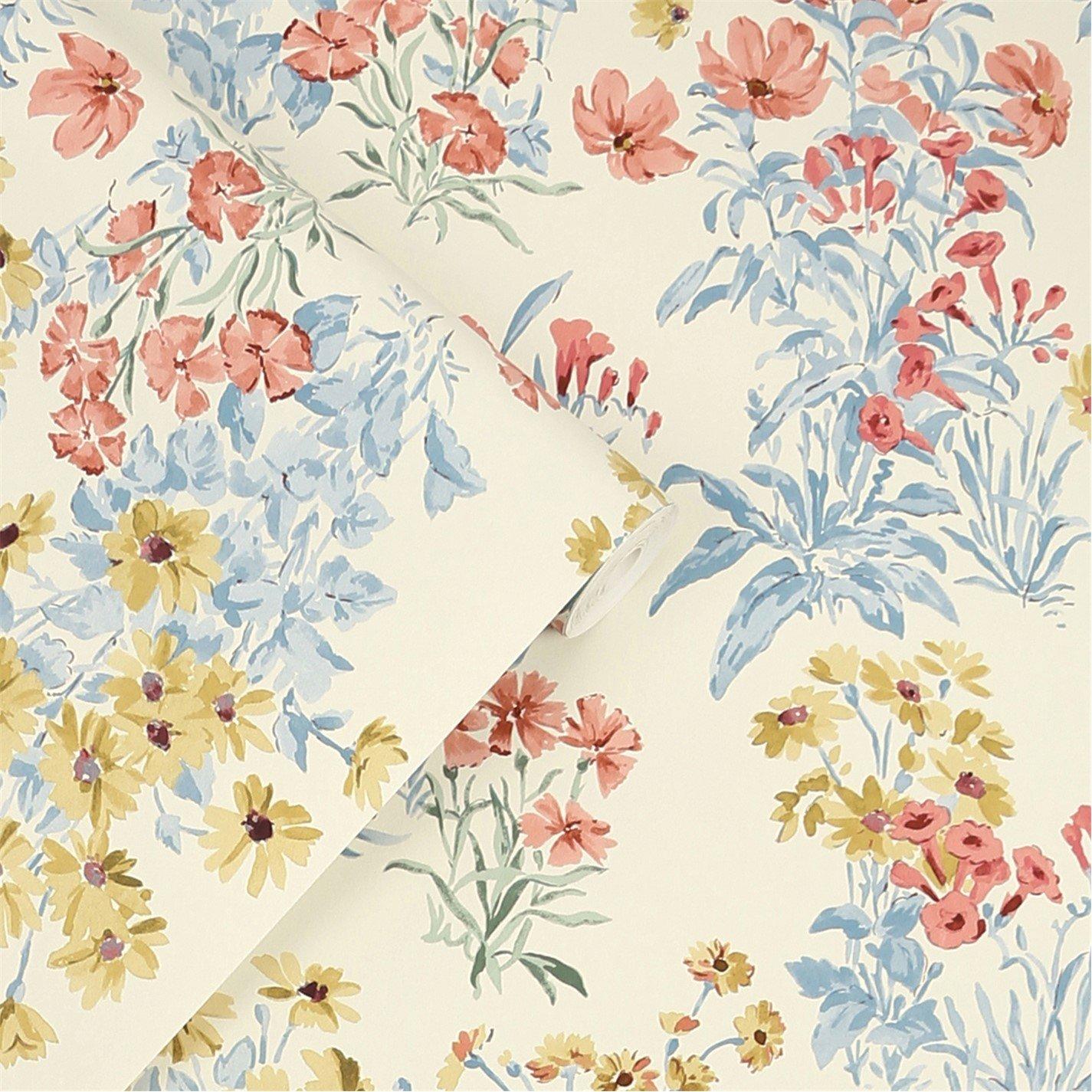Ochre - Laura Ashley - Megan Ochre Yellow Wallpaper - 3