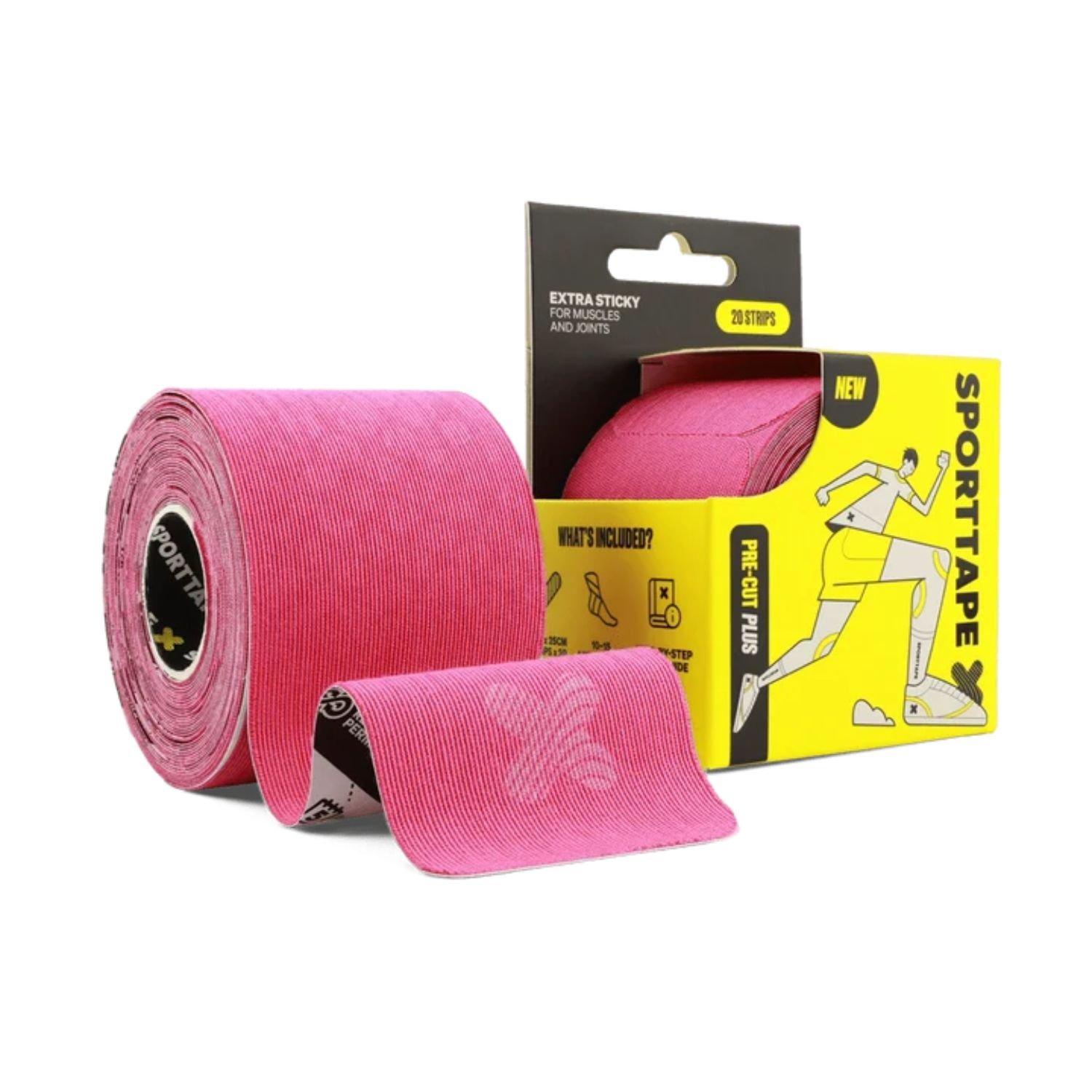 Pre-Cut Plus Kinesiology Tape - 20 Strips