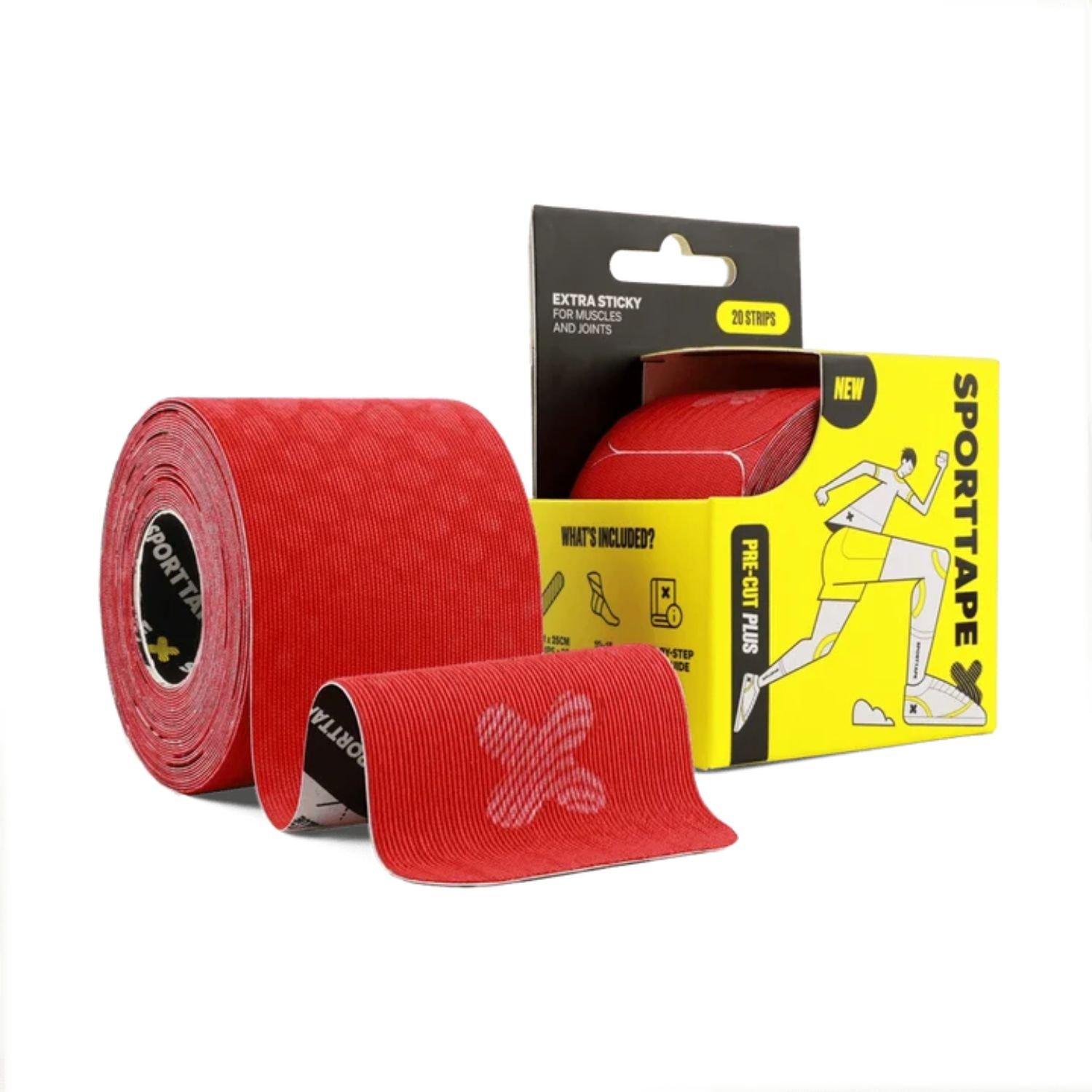 Pre-Cut Plus Kinesiology Tape - 20 Strips