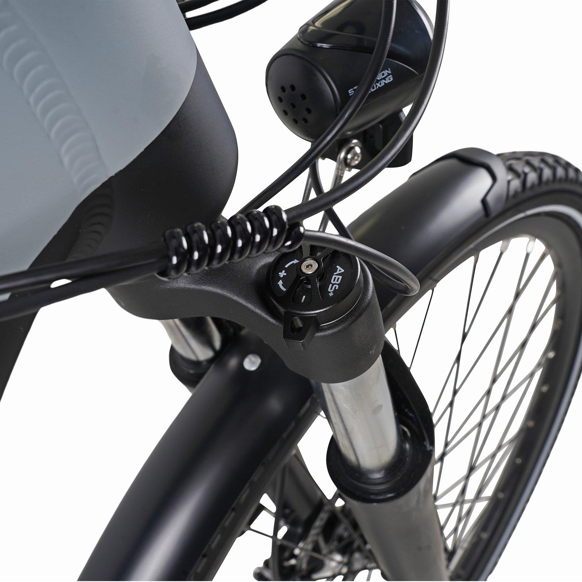 Grey - Dawes - Dawes Spire 2.0 Cross Bar Cues Electric Bike - 4