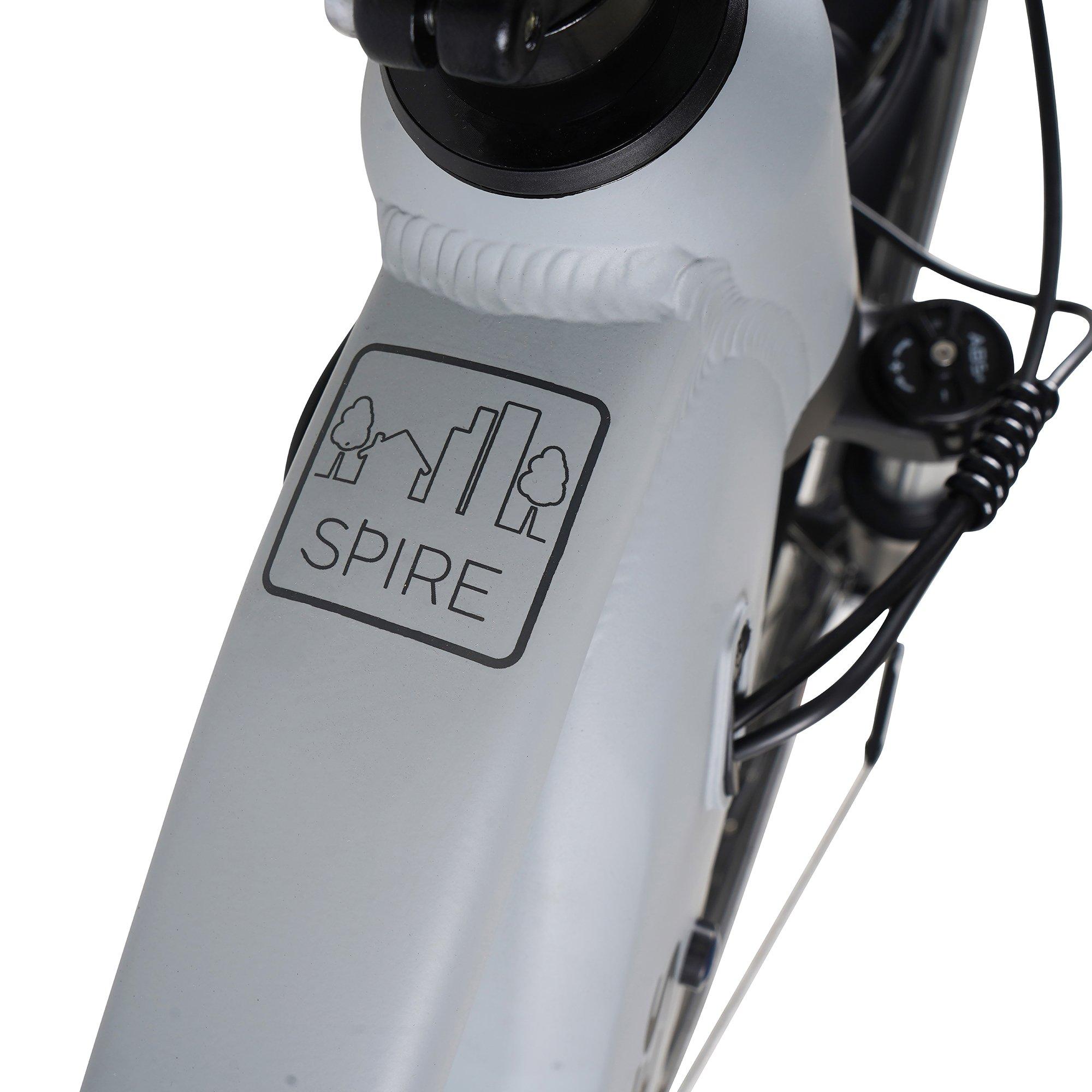 Grey - Dawes - Dawes Spire 2.0 Cross Bar Cues Electric Bike - 9