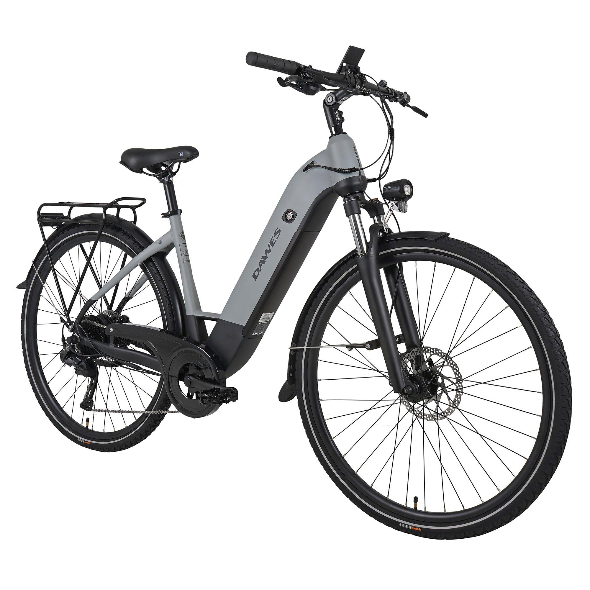 Grey - Dawes - Dawes Spire 2.0 Low Step Cues Electric Bike - 2