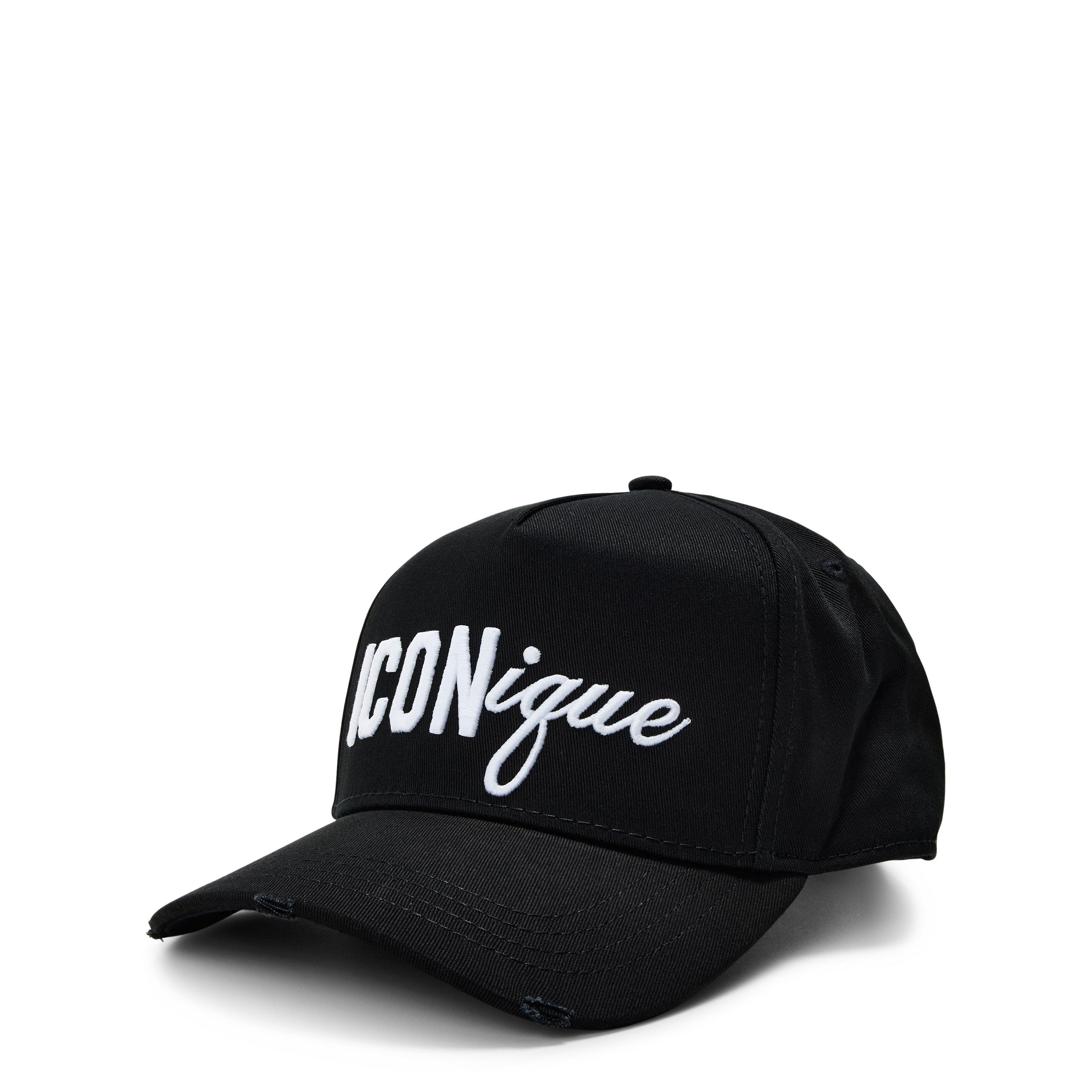 Black - DSquared2 - DSQ Iconique Cap Sn63 - 1