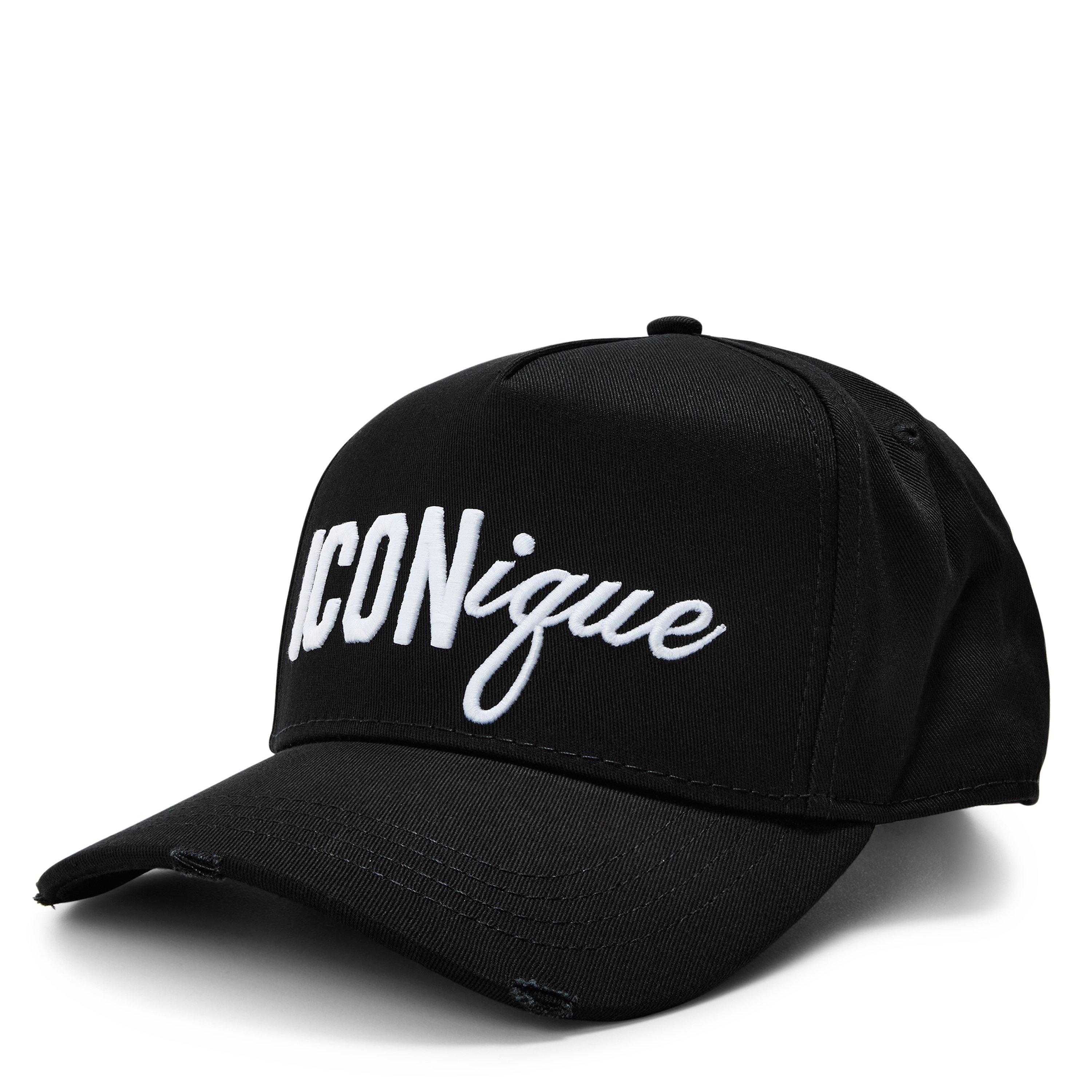 Black - DSquared2 - Men's DSQ Iconique Baseball Cap - 1