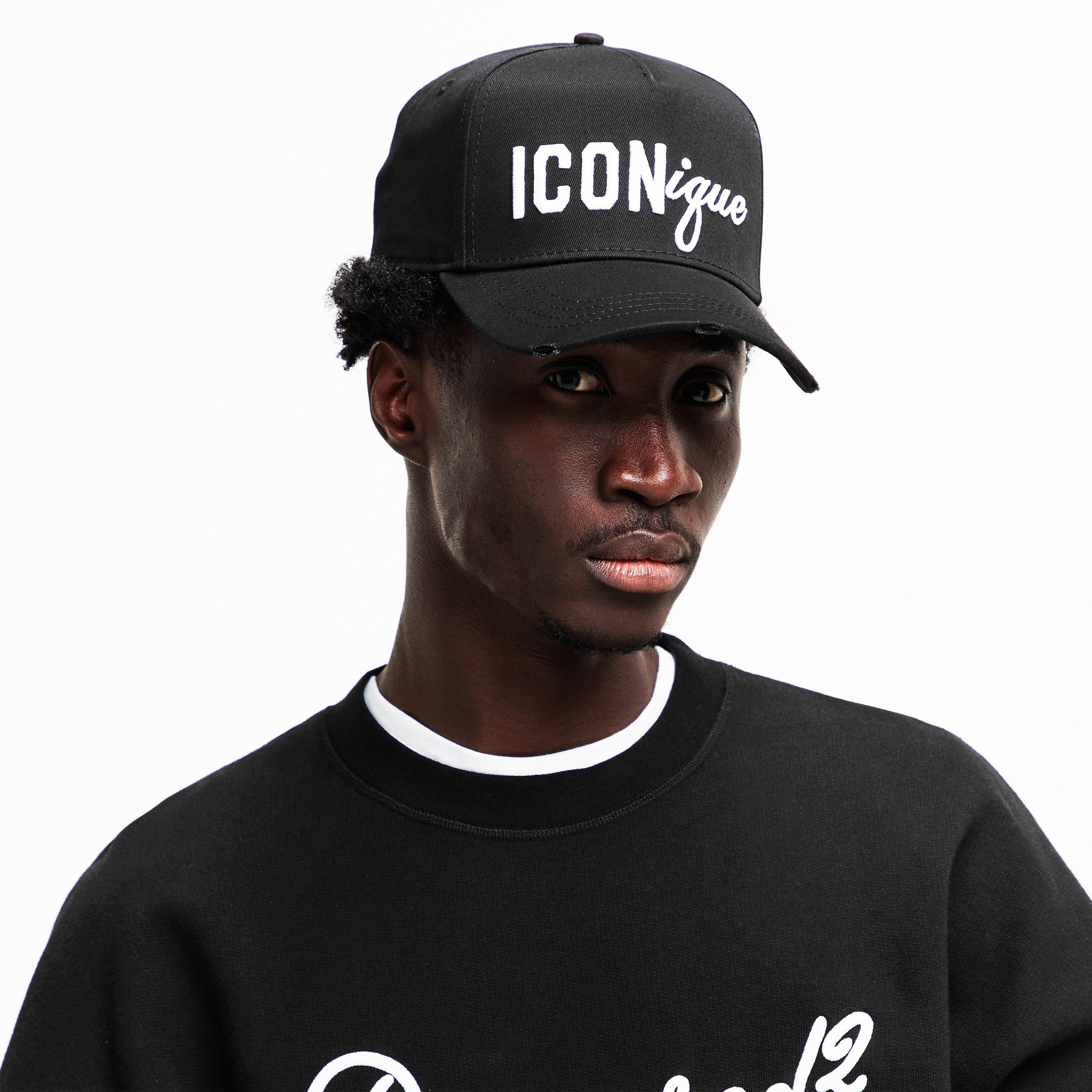 Black - DSquared2 - DSQ Iconique Cap Sn63 - 3