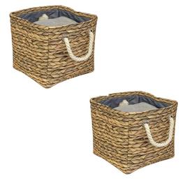 Country Club Storage Bag - Collapsible  - Hyacinth - 2 Pack