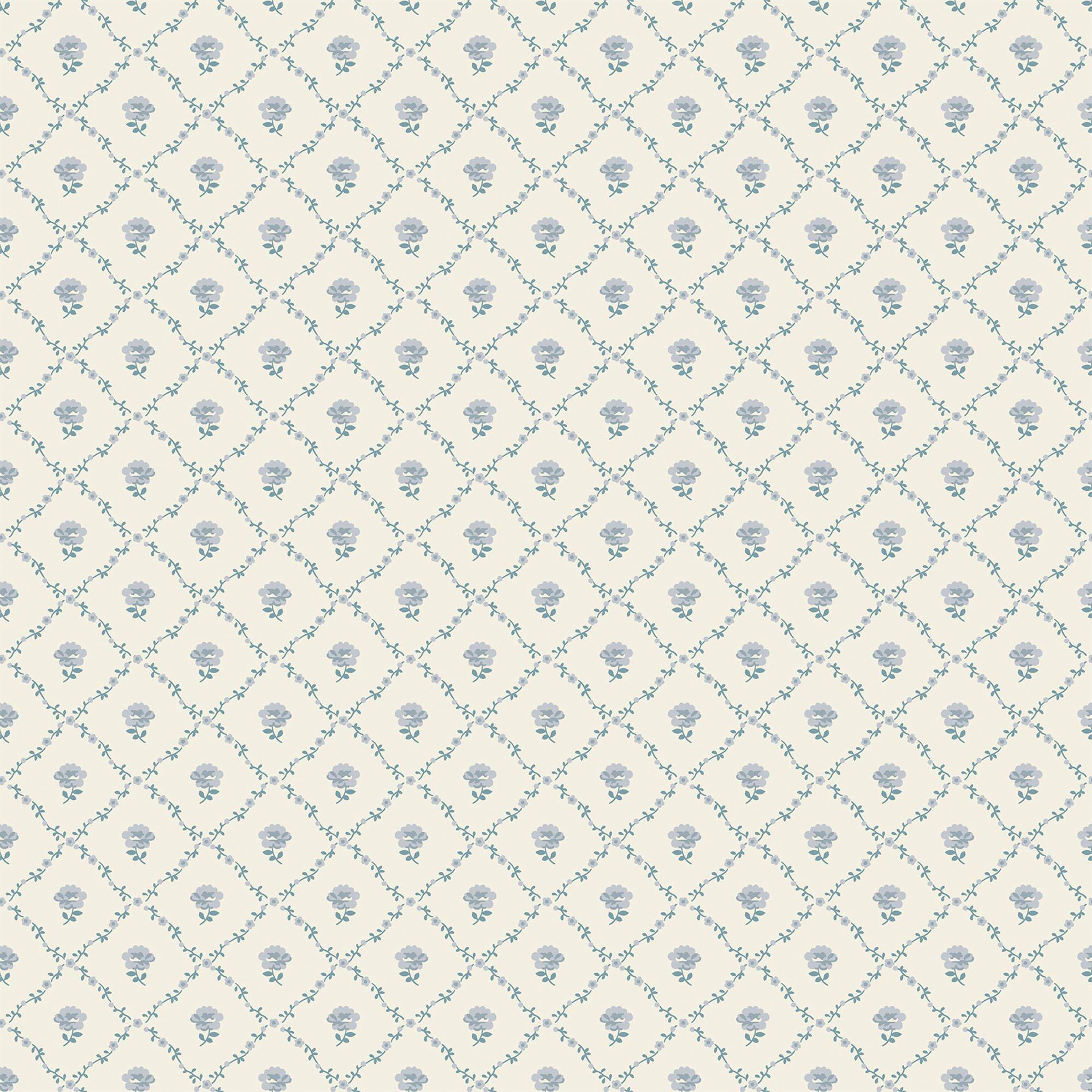 Pale Seaspray B - Laura Ashley - Kate Pale Seaspray Blue Wallpaper - 3