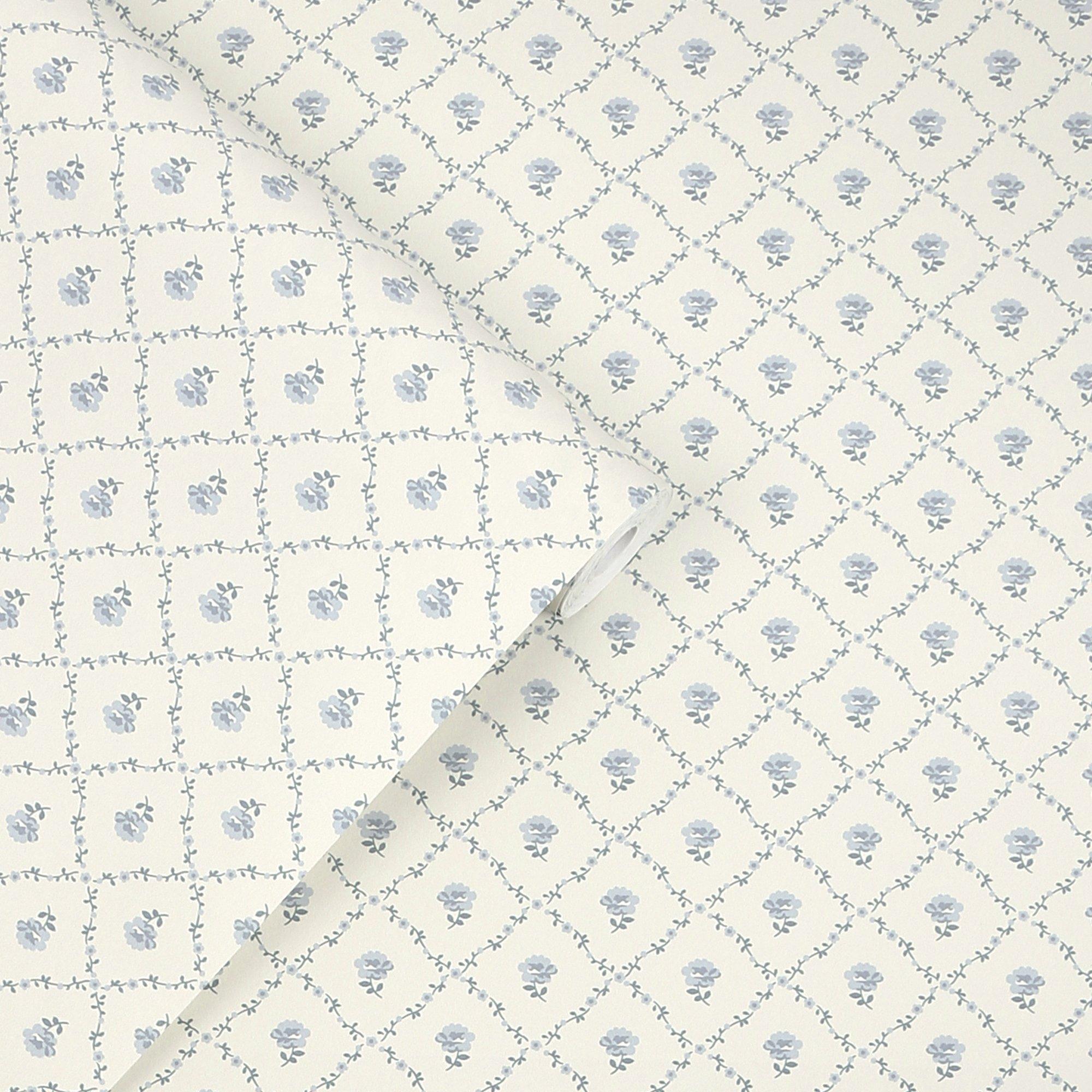 Pale Seaspray B - Laura Ashley - Kate Pale Seaspray Blue Wallpaper - 4