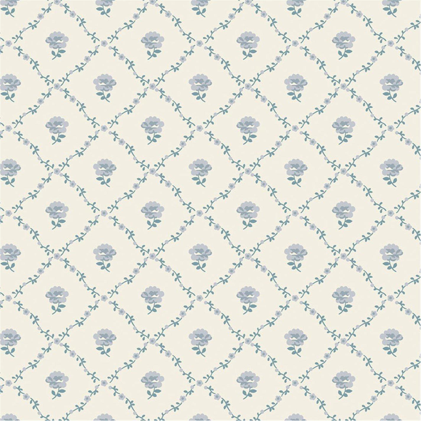 Pale Seaspray B - Laura Ashley - Kate Pale Seaspray Blue Wallpaper - 4
